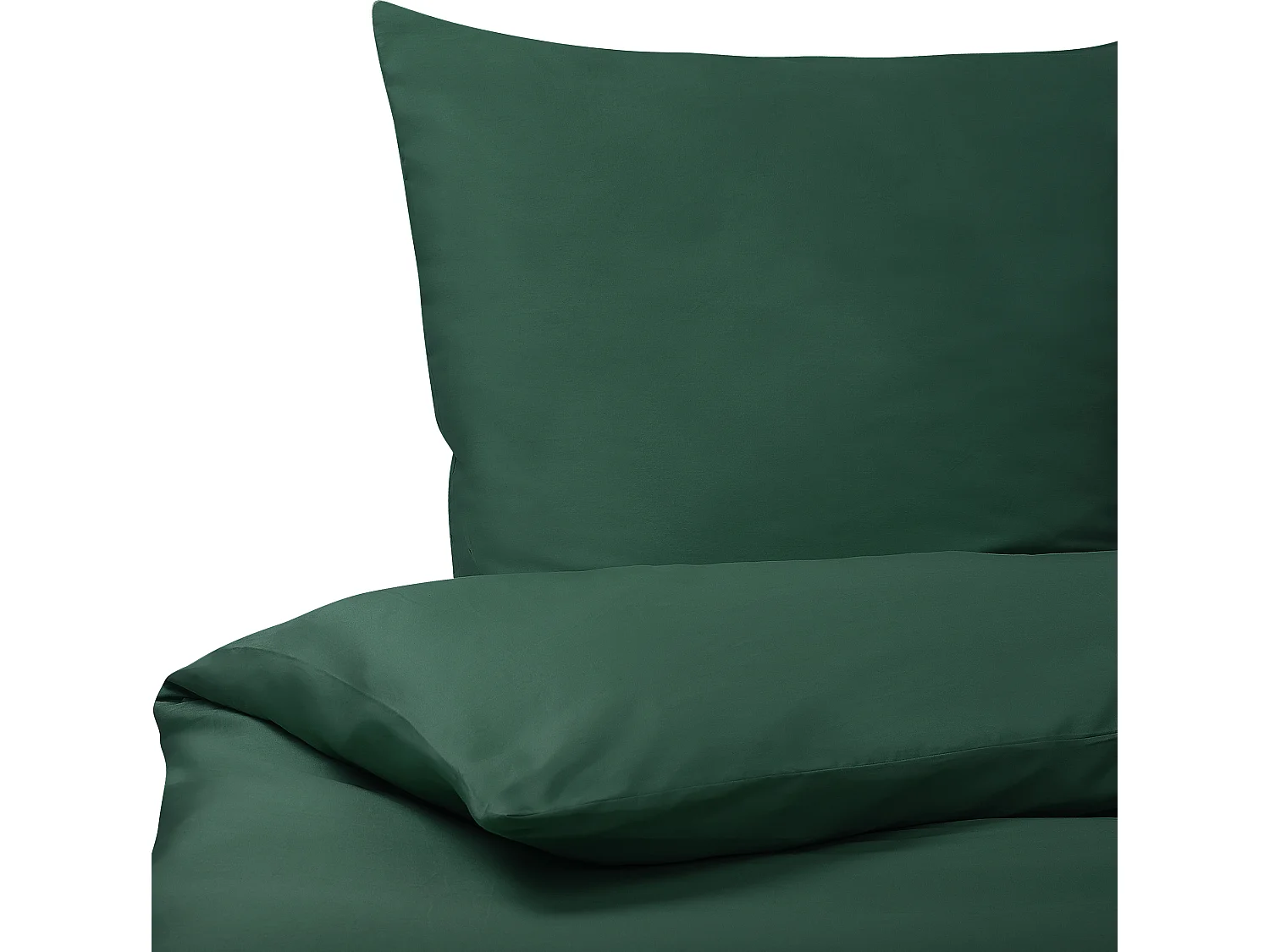 Housse de couette en satin de coton 220 x 240 cm vert HARMONRIDGE