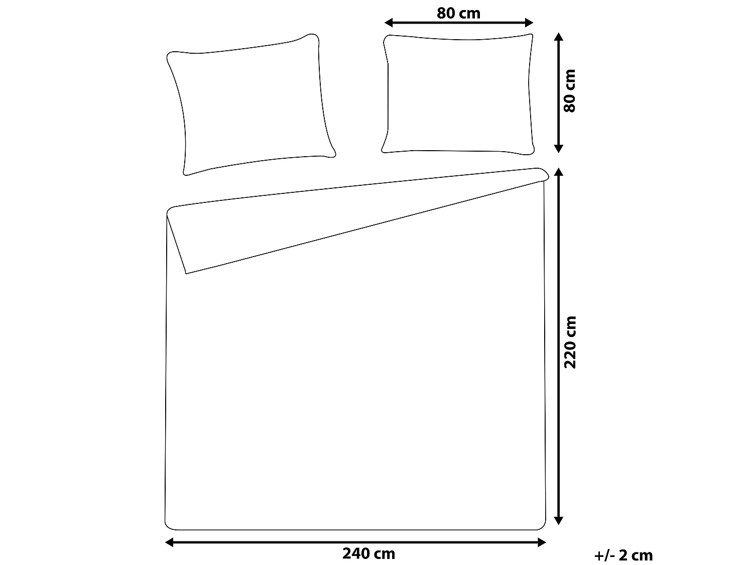 Housse de couette en satin de coton 220 x 240 cm vert HARMONRIDGE