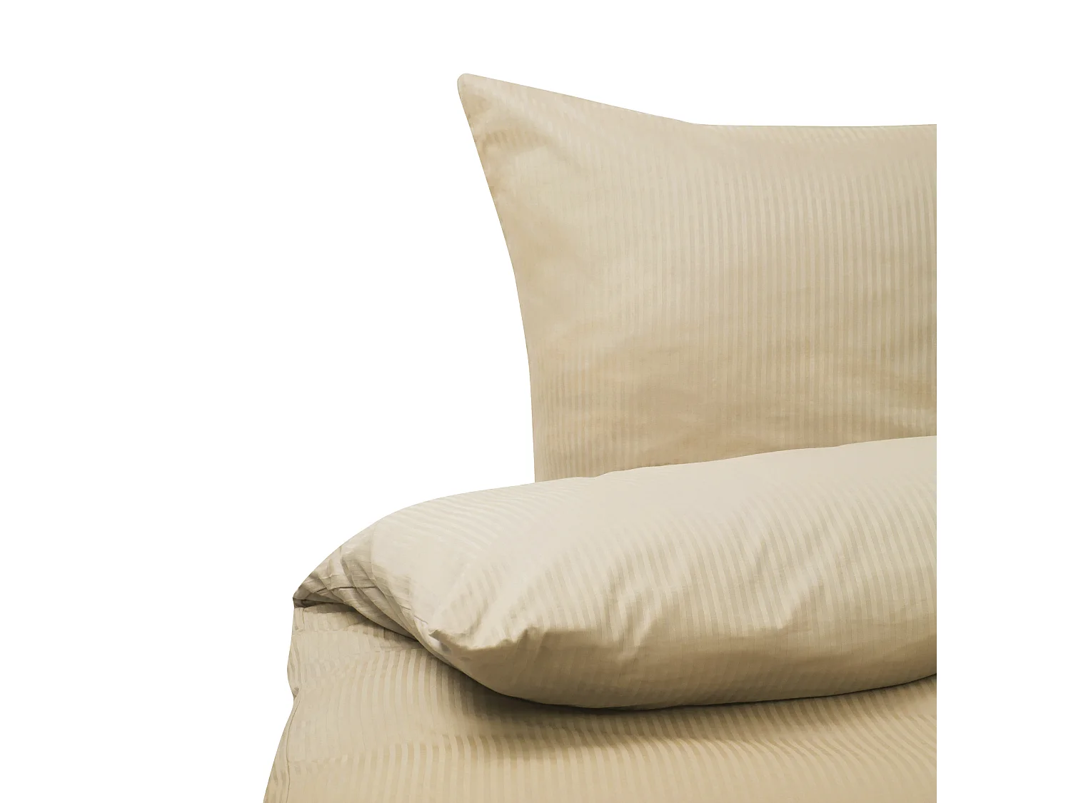 Dekbedovertrekset AVONDALE Satijn katoen 200 x 220 cm Beige