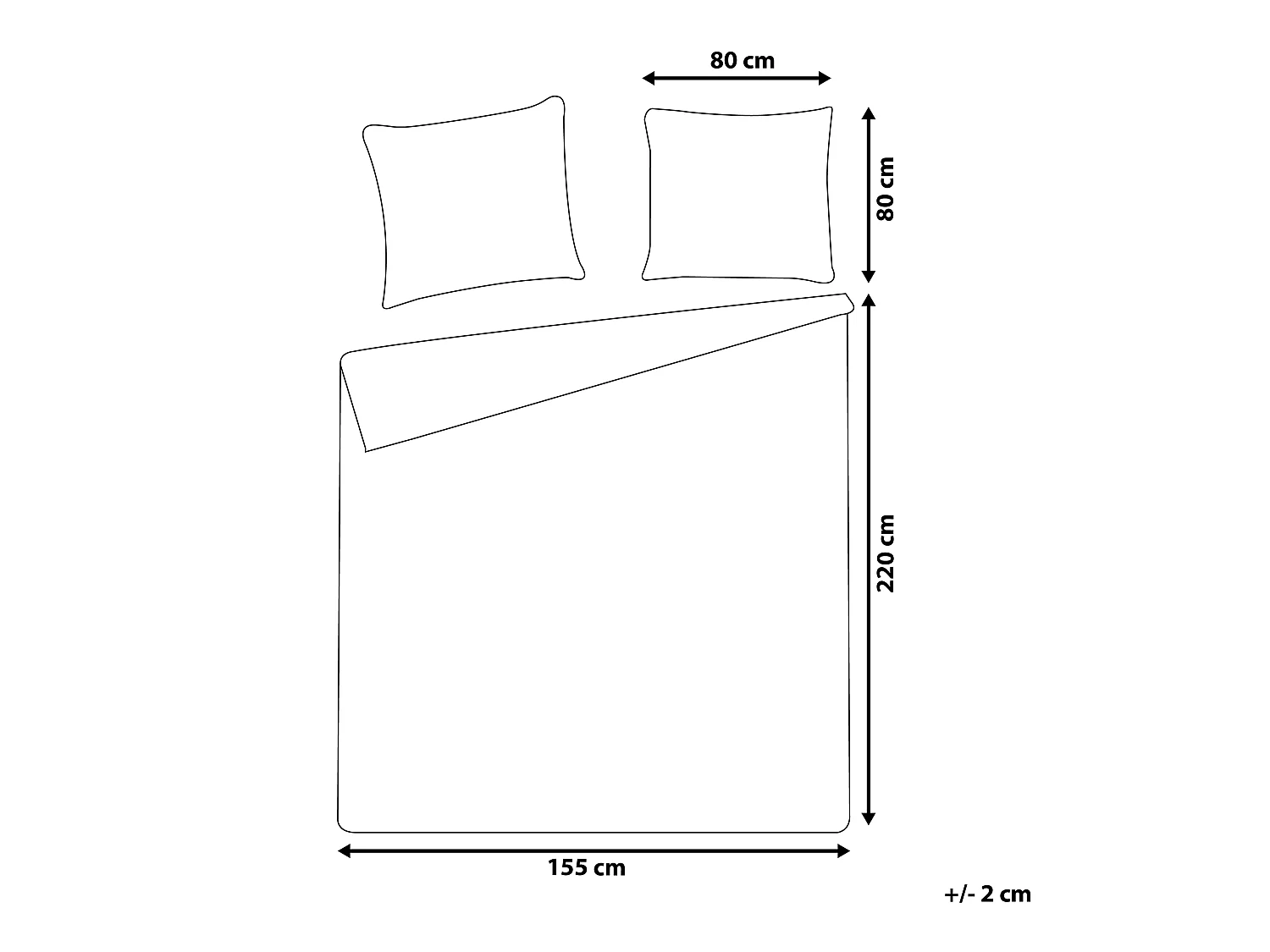 Bettwäsche Set rosa 3-teilig Komfortgröße 155x220 cm mit Knöpfen Harmonridge