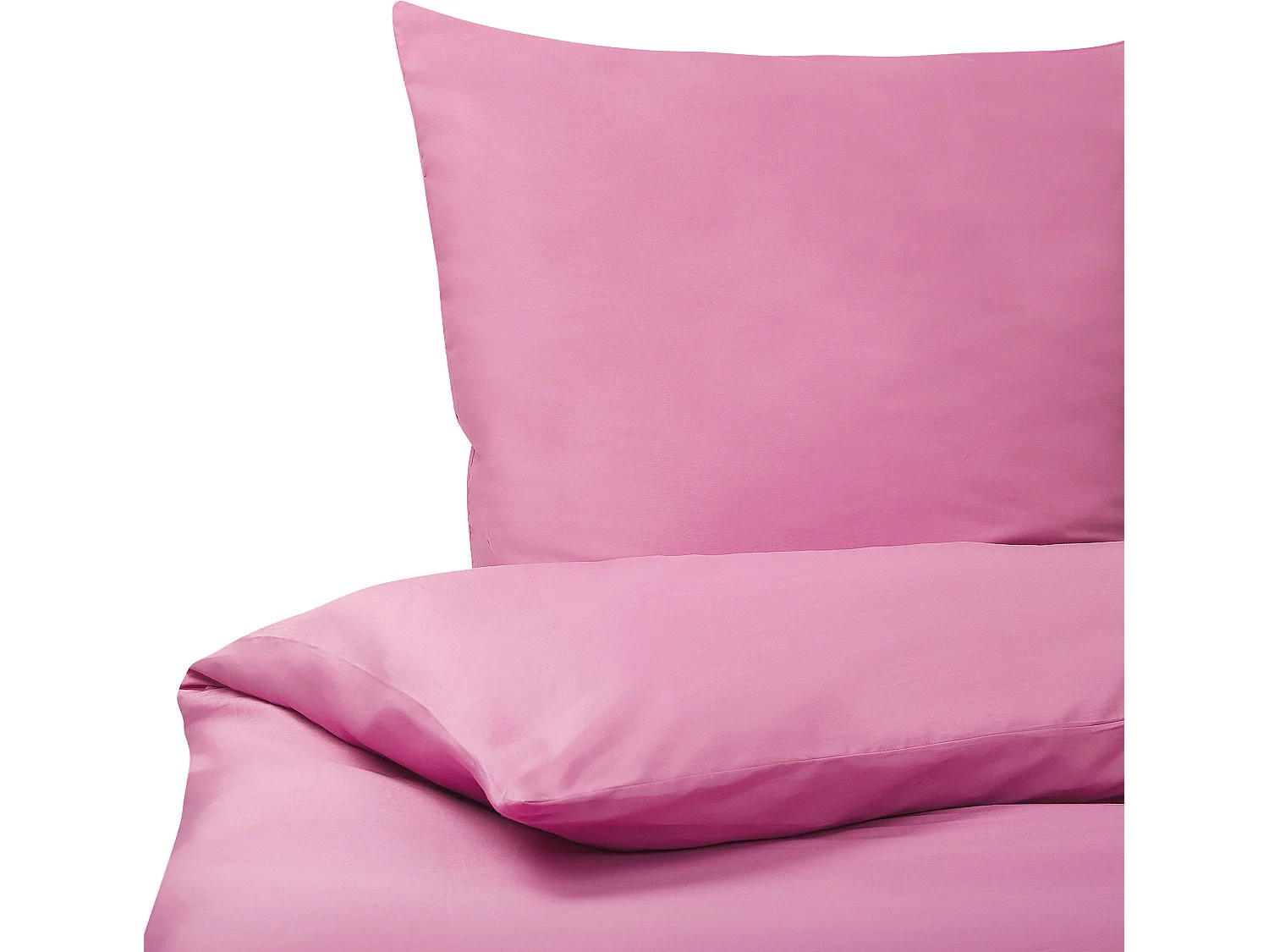 Ensemble de housses de couette HARMONRIDGE Satin de coton 155 x 220 cm Rose