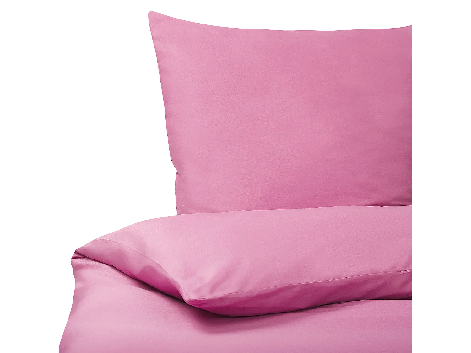 Ensemble de housses de couette HARMONRIDGE Satin de coton 155 x 220 cm Rose