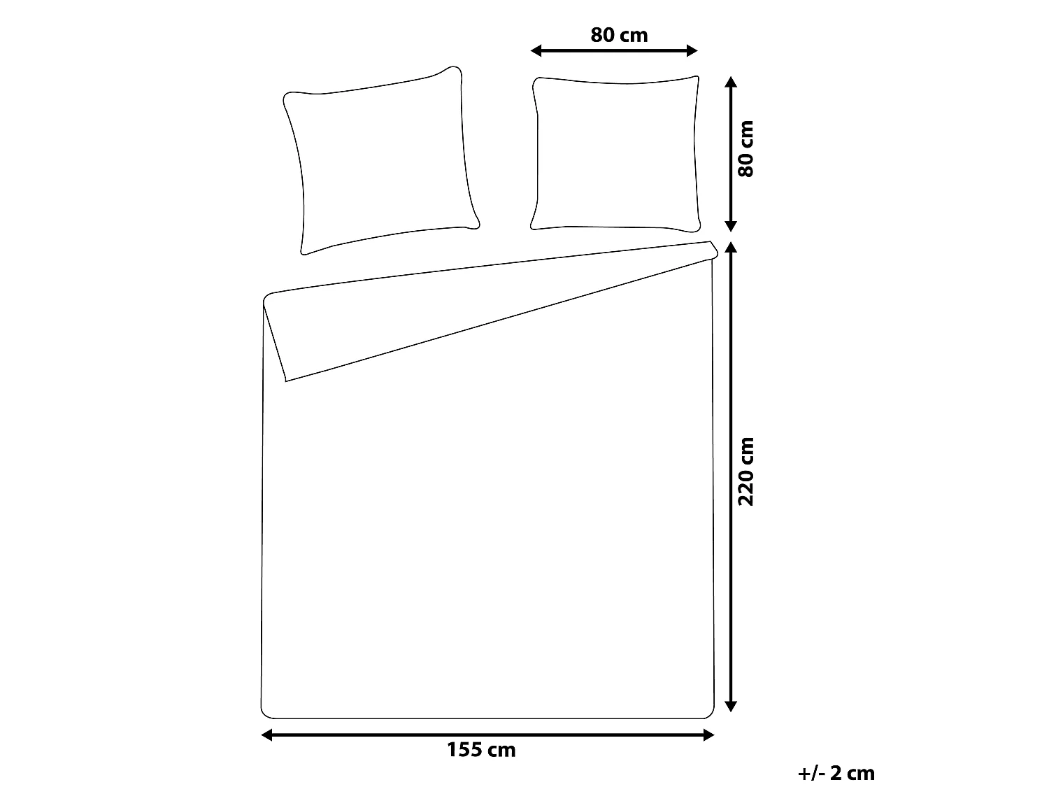 Ensemble de housses de couette HARMONRIDGE Satin de coton 155 x 220 cm Rose