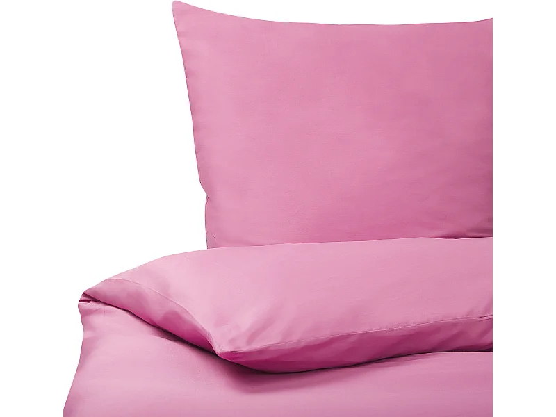 Ensemble de housses de couette HARMONRIDGE Satin de coton 155 x 220 cm Rose