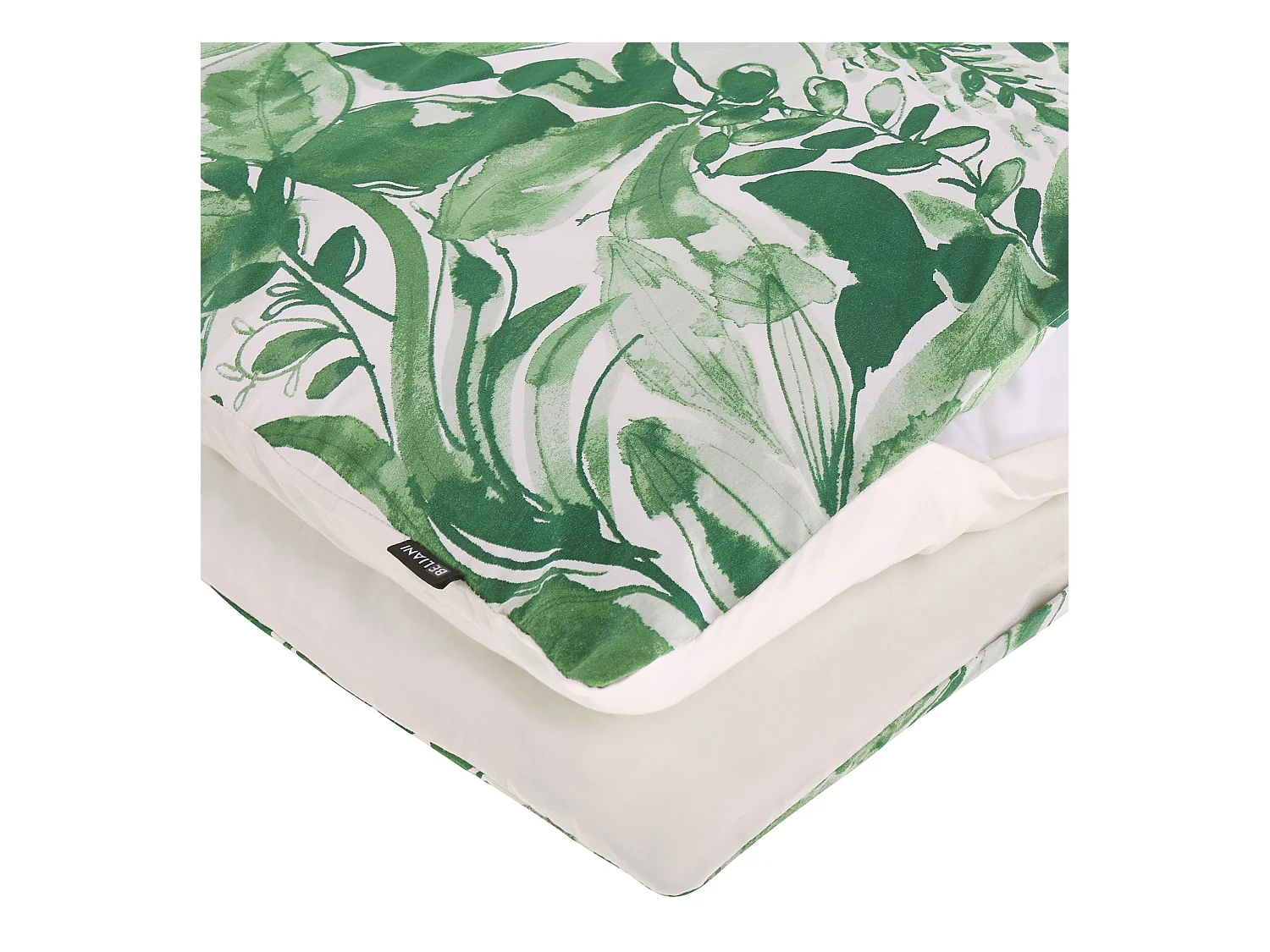 Komplet pościeli GREENWOOD Bawełna satynowa 155 x 220 cm Zielony