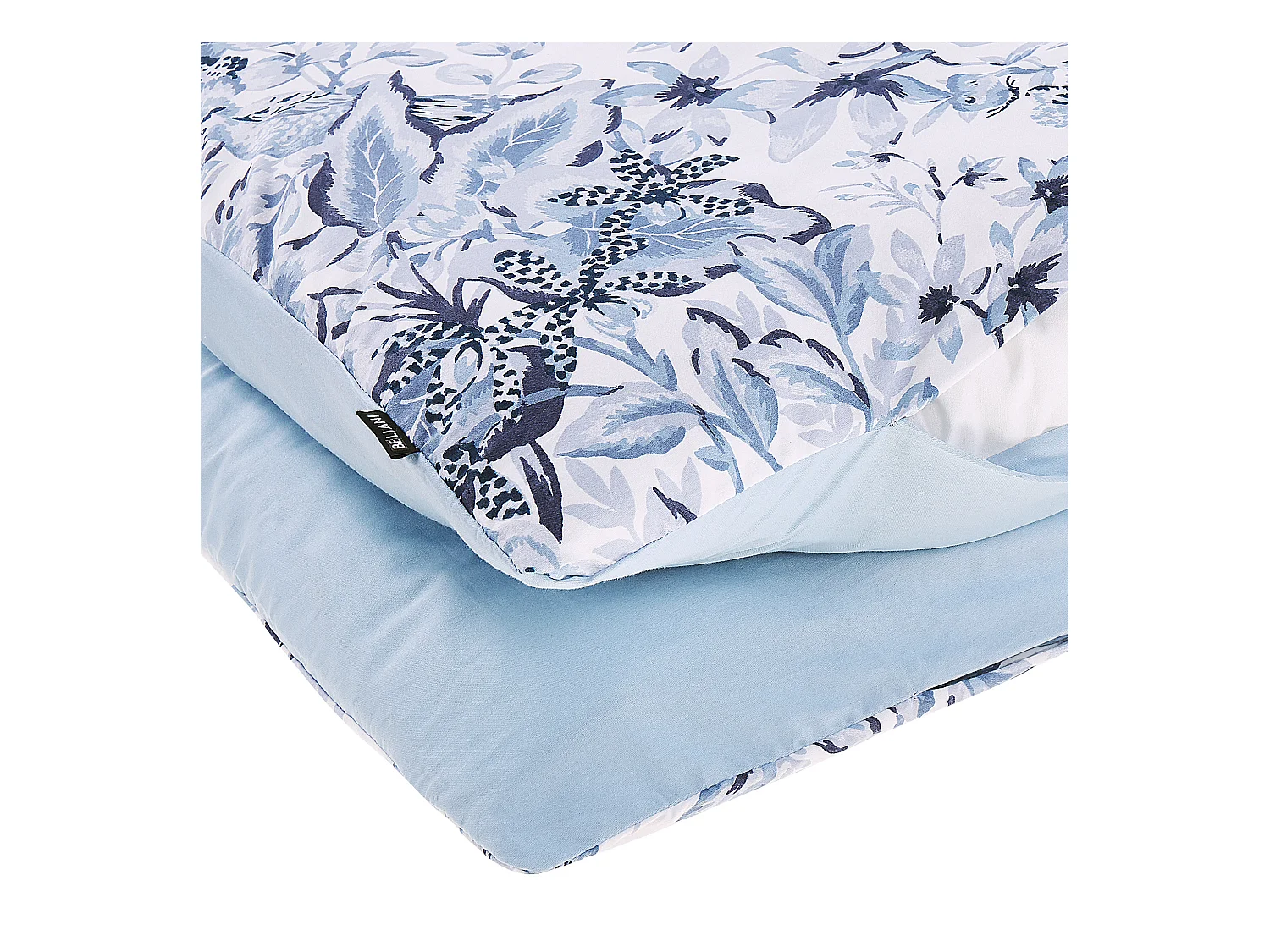 Dekbedovertrekset BALLARD Satijn katoen 155 x 220 cm Blauw