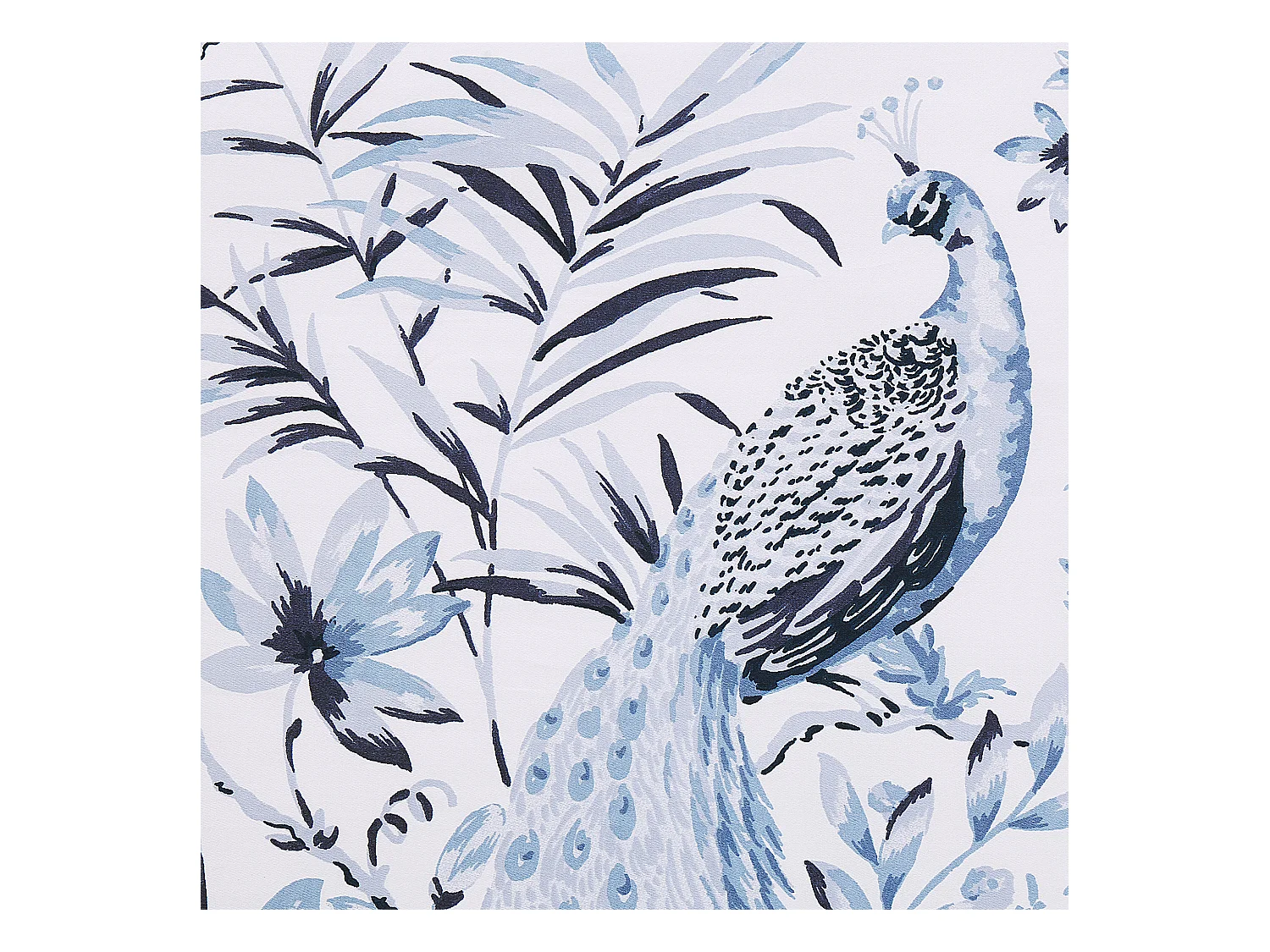 Dekbedovertrekset BALLARD Satijn katoen 155 x 220 cm Blauw