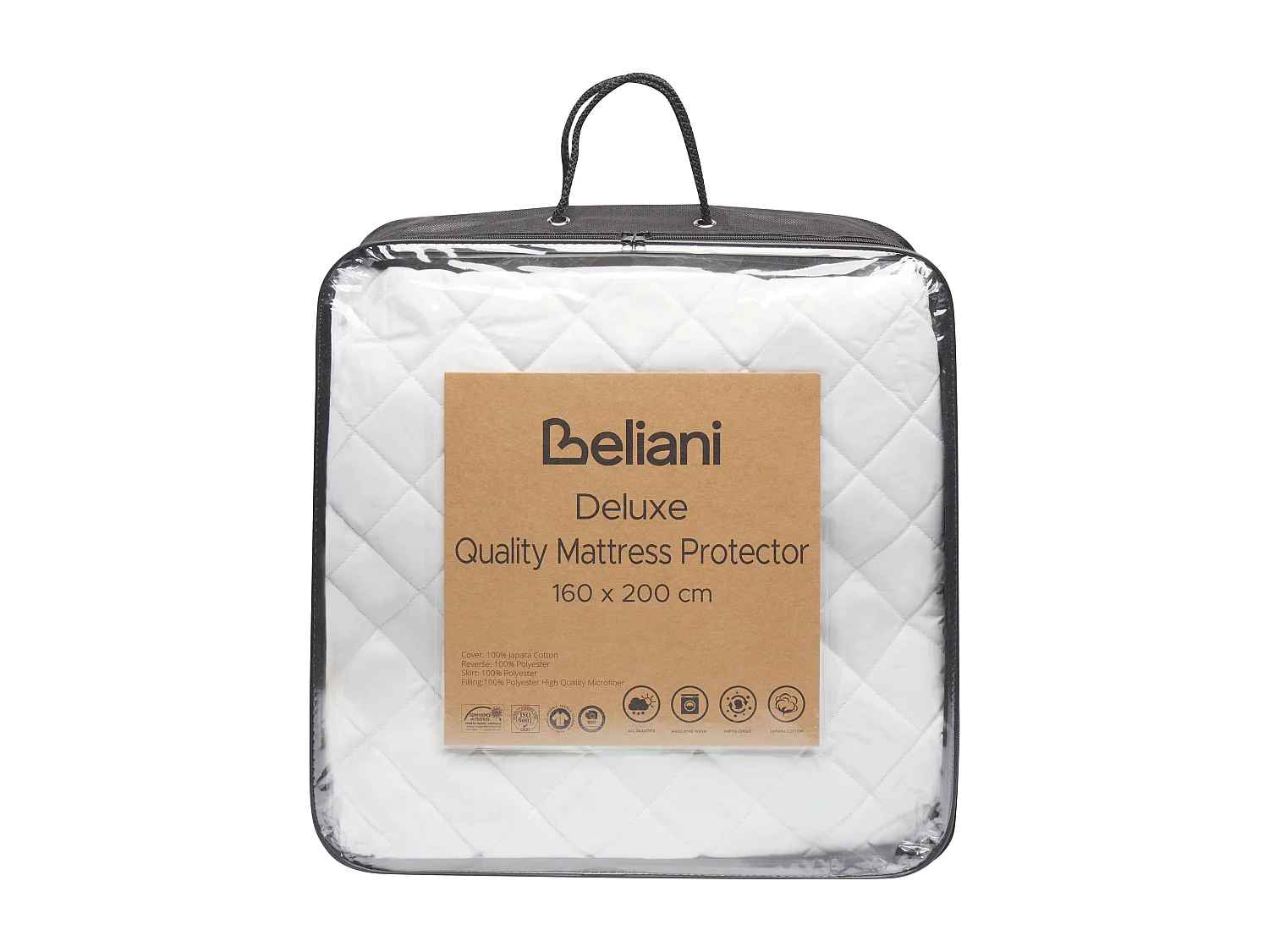 Matrasbeschermer VILLUERCA 160 x 200 cm