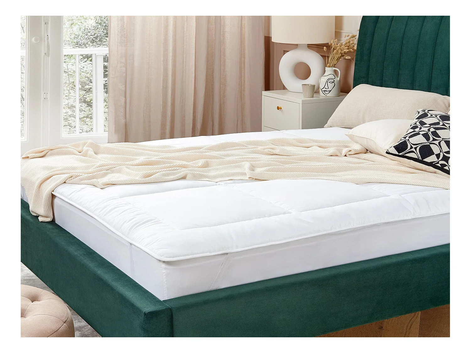 Matrasbeschermer AIZKORRI 140 x 200 cm