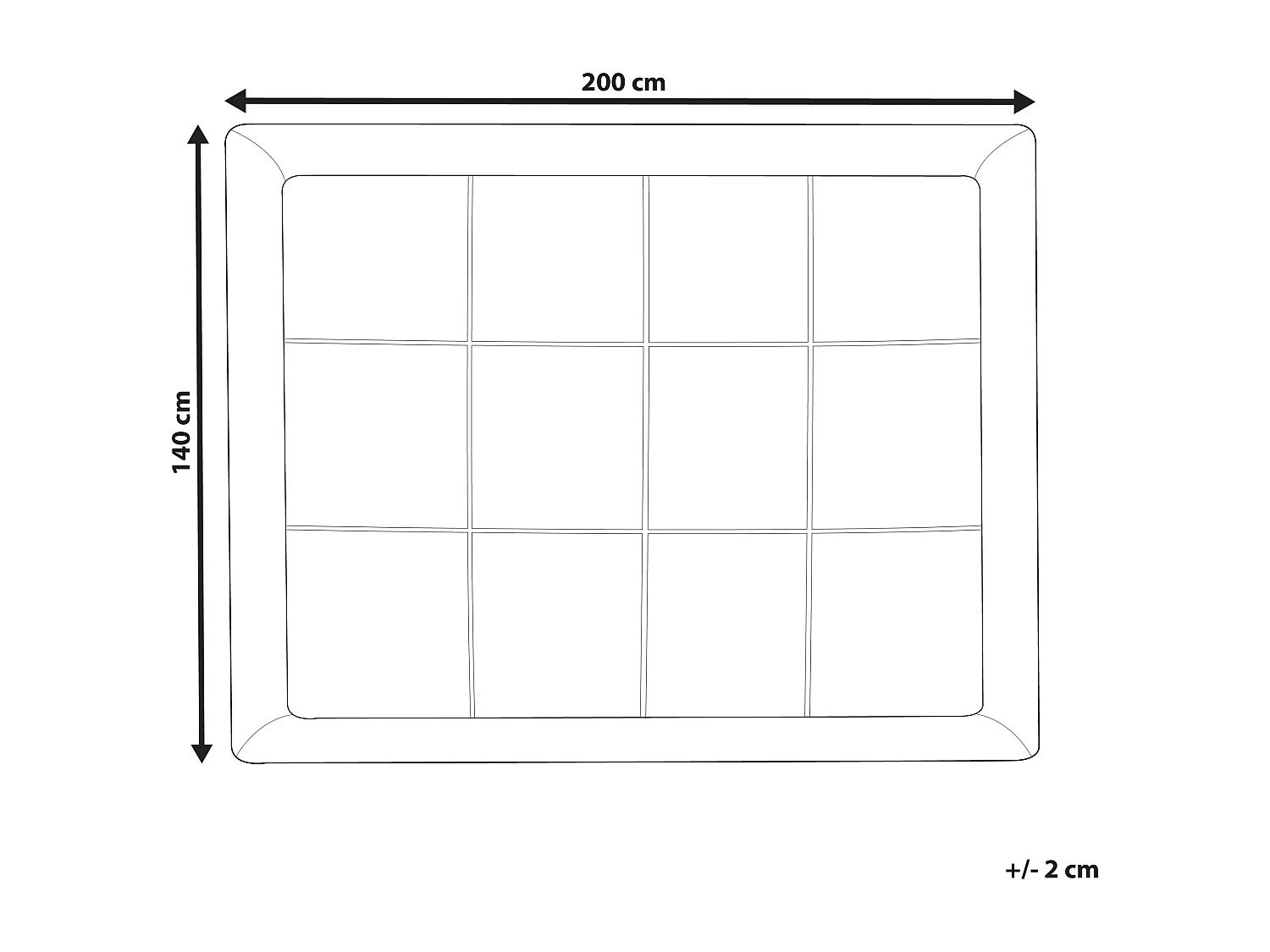 Protezioni per materassi AIZKORRI 140 x 200 cm