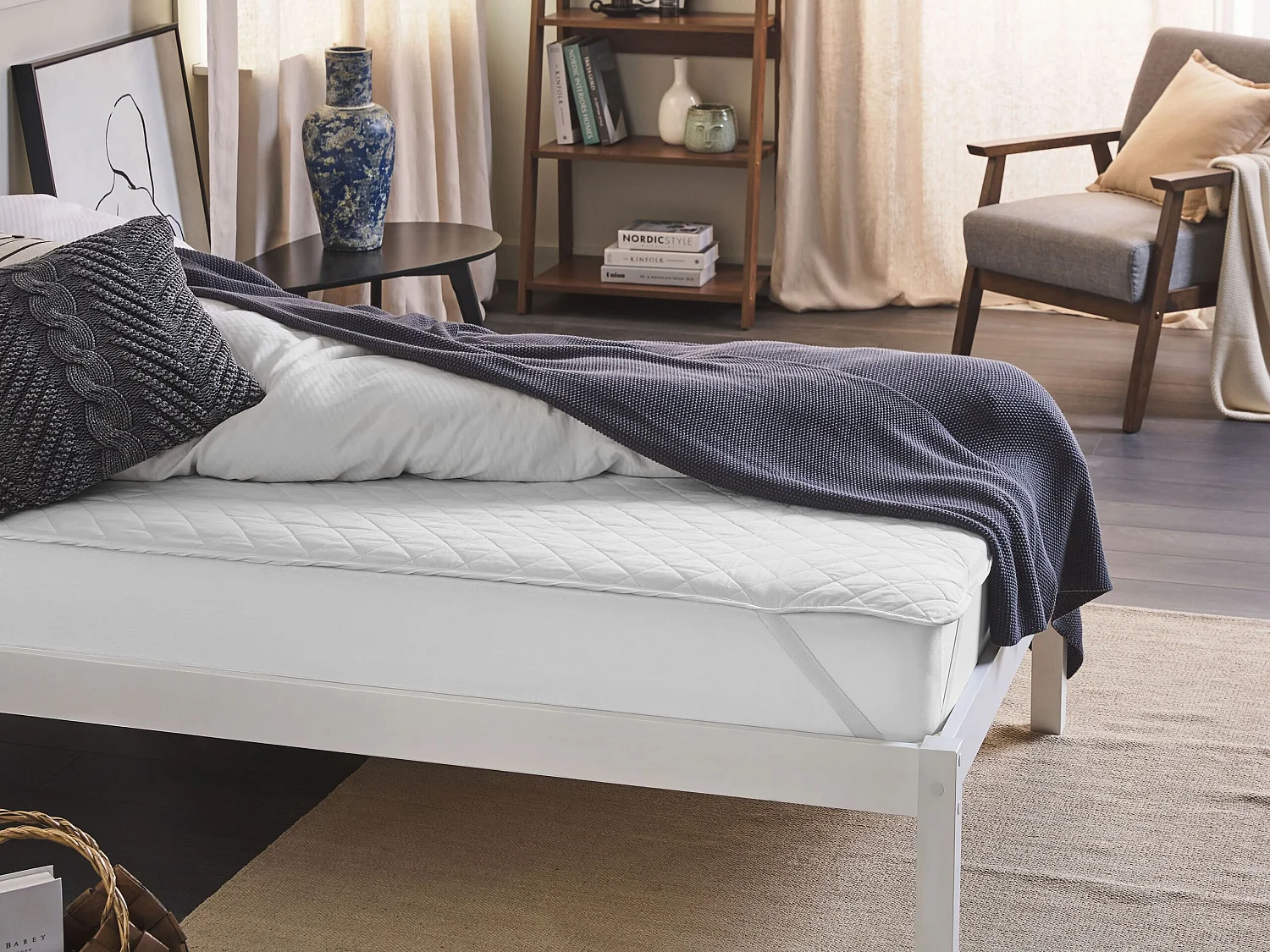 Protège-matelas ALMANZOR 90 x 200 cm