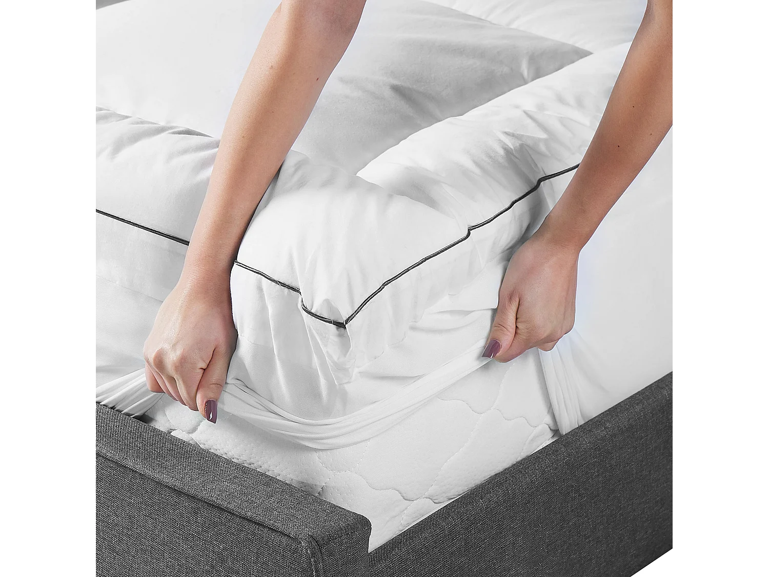 Sobre-colchão MULHACEN 90 x 200 cm