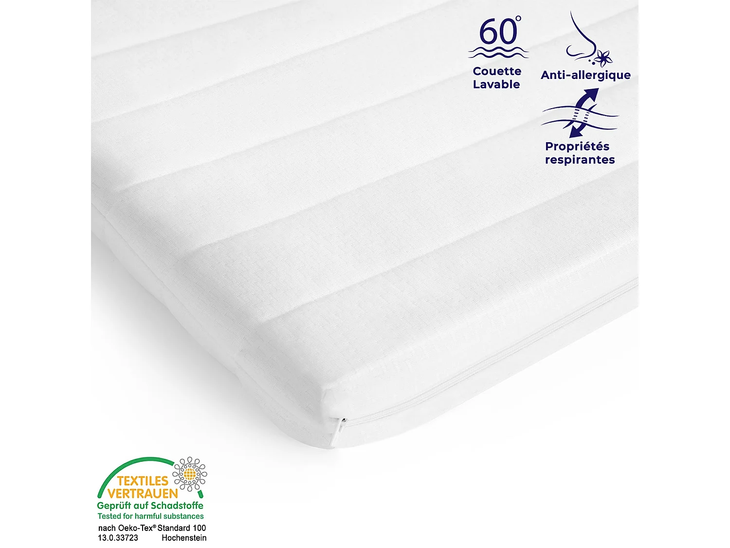 Surmatelas 180x200 soutien ferme - Surmatelas housse lavable hygiénique