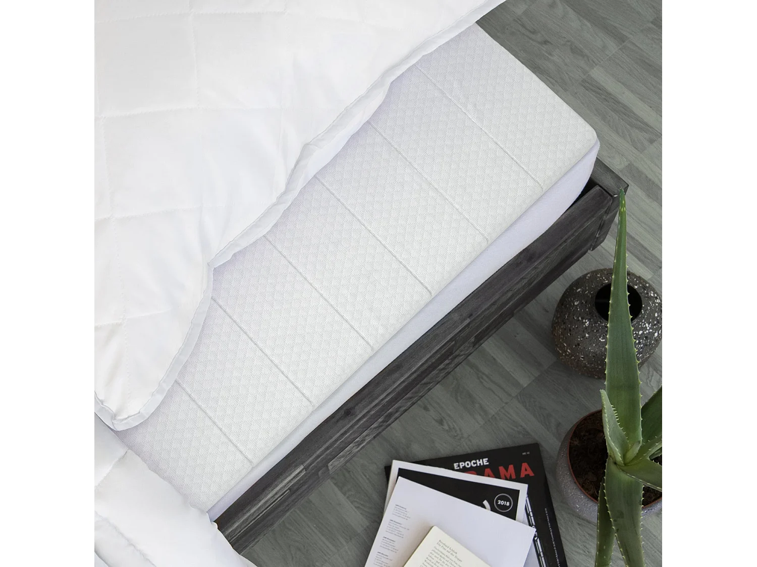 Surmatelas 80x190 soutien ferme - Surmatelas housse lavable hygiénique