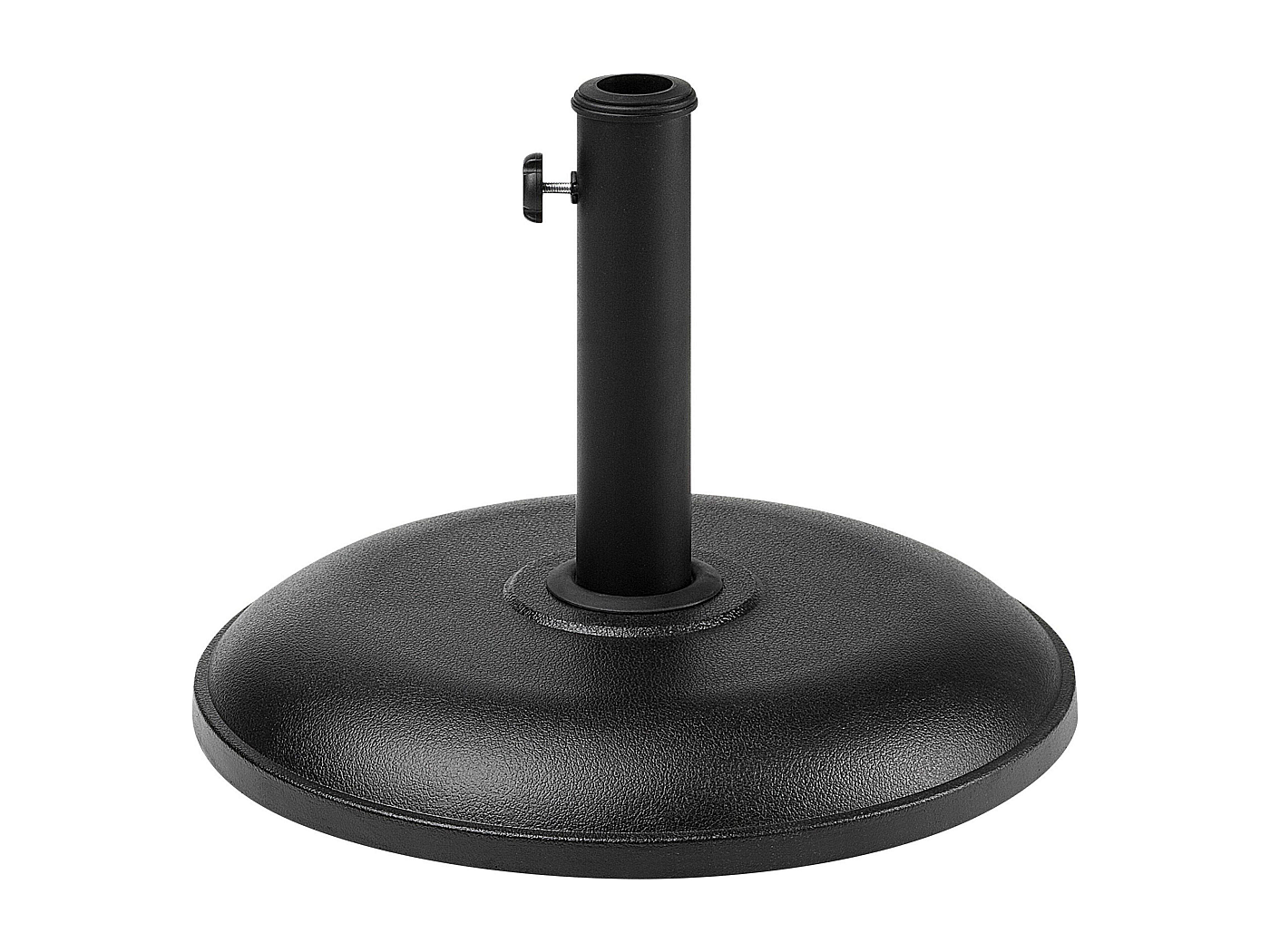 Base per ombrellone laterale set 4 spicchi 100 kg in cemento nero