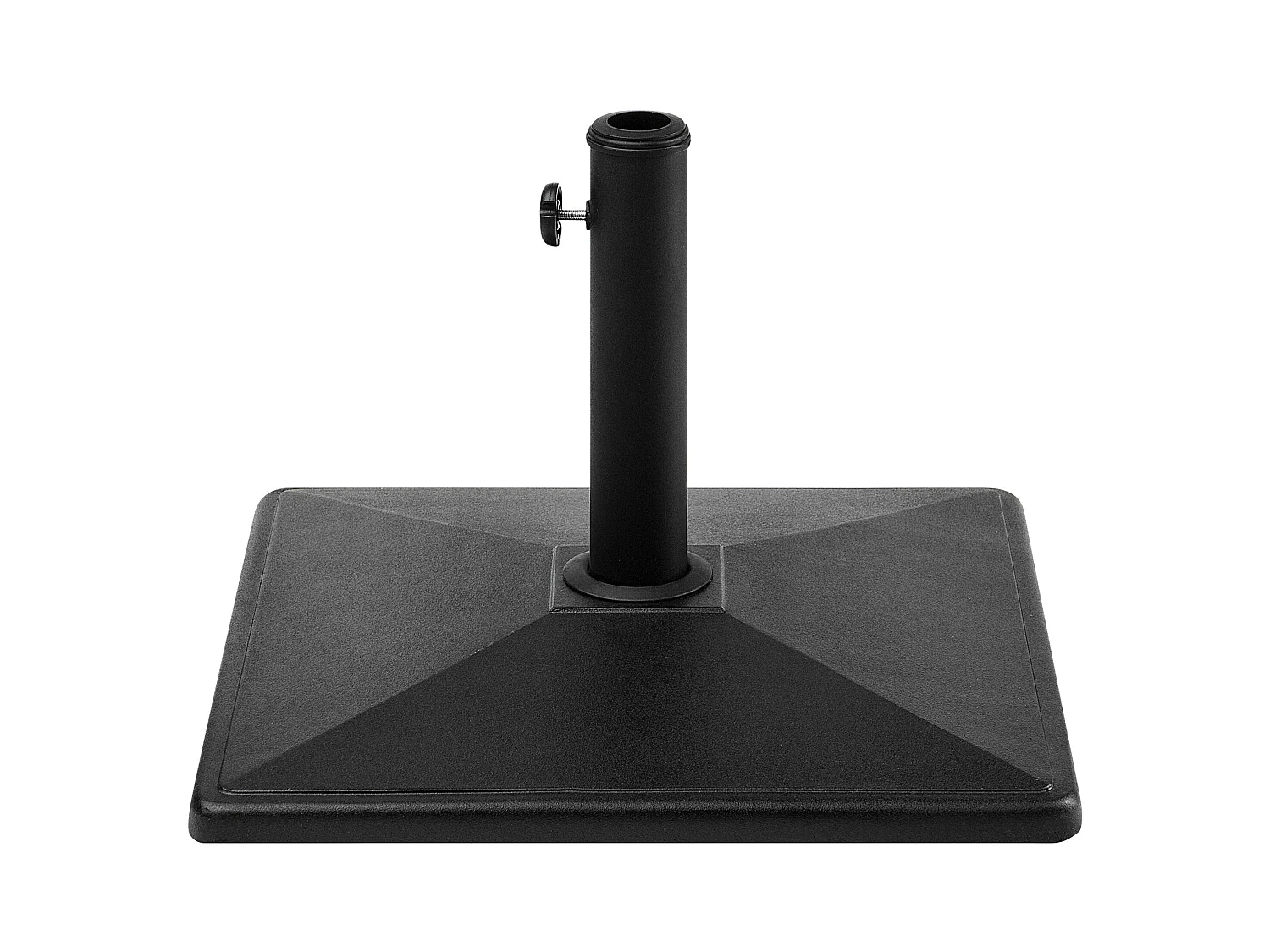 Socle de parasol CERVO Noir Carré 25 kg