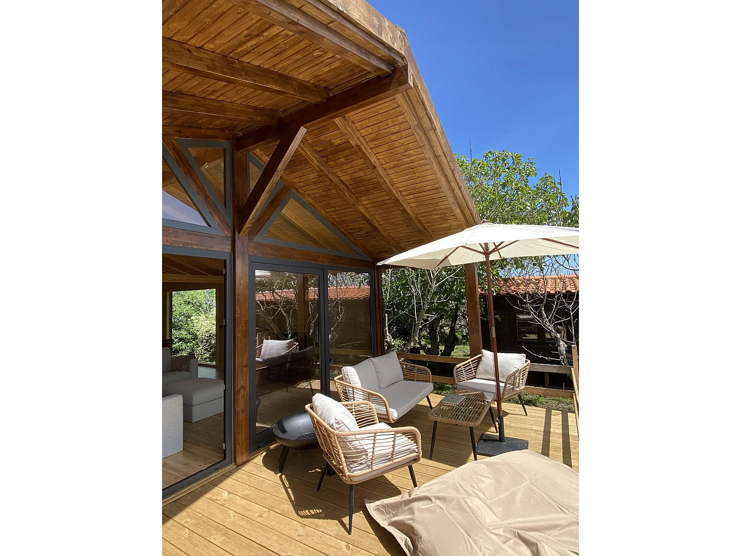 Socle de parasol CERVO Noir Carré 25 kg