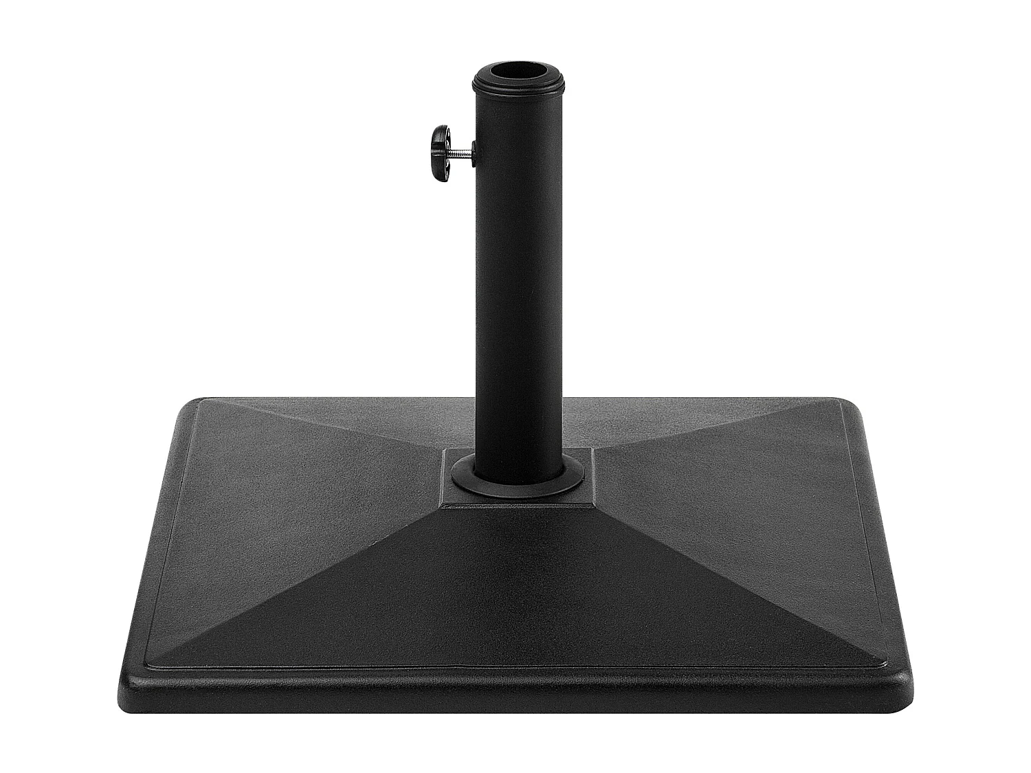 Socle de parasol CERVO Noir Carré 25 kg