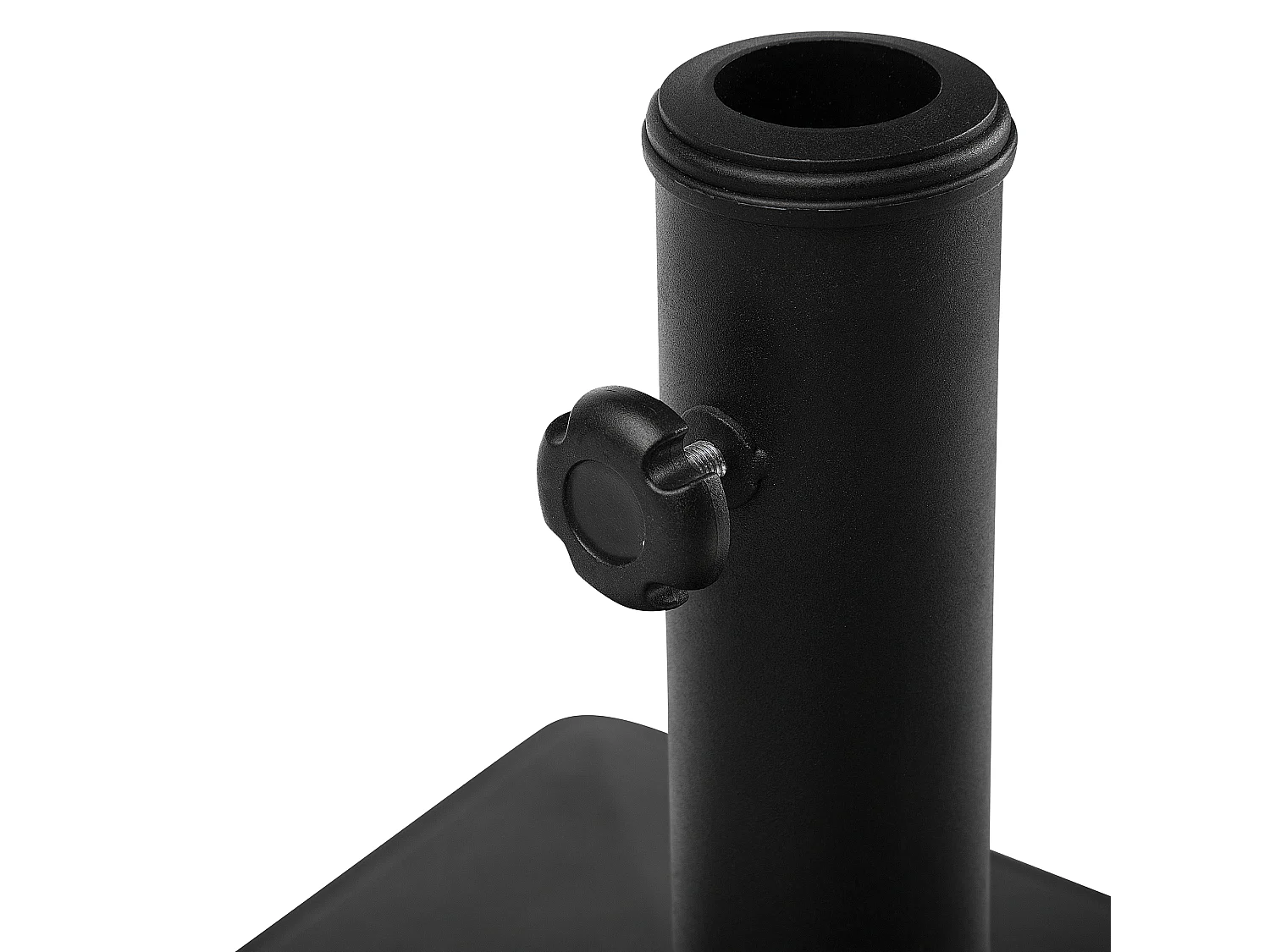 Socle de parasol CERVO Noir Carré 25 kg