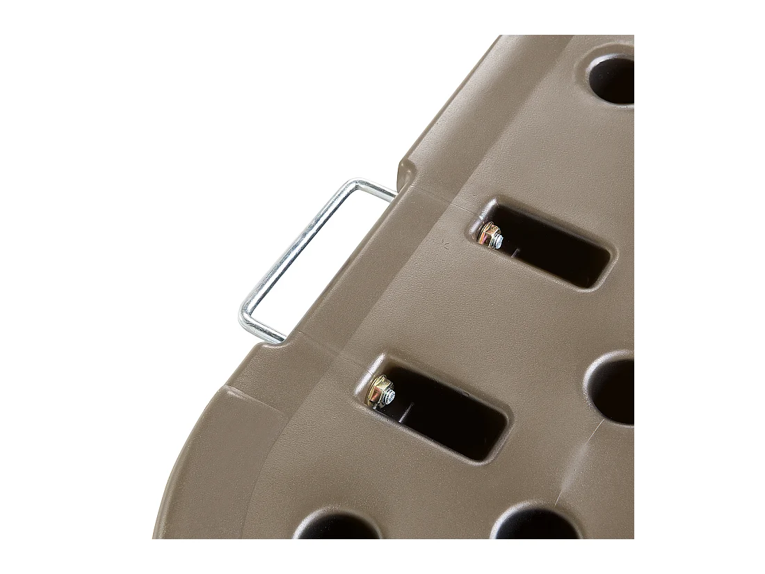 Parasolvoet CARIA Taupe Vierkant 9 kg