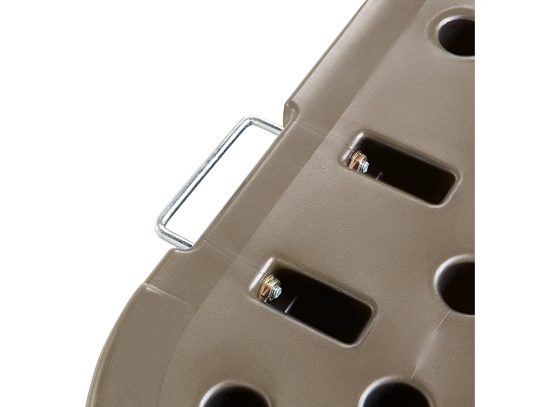 Moderne Beschwerungsplatten Braun Kunststoff 4 Stück befüllbar Schokolade Caria