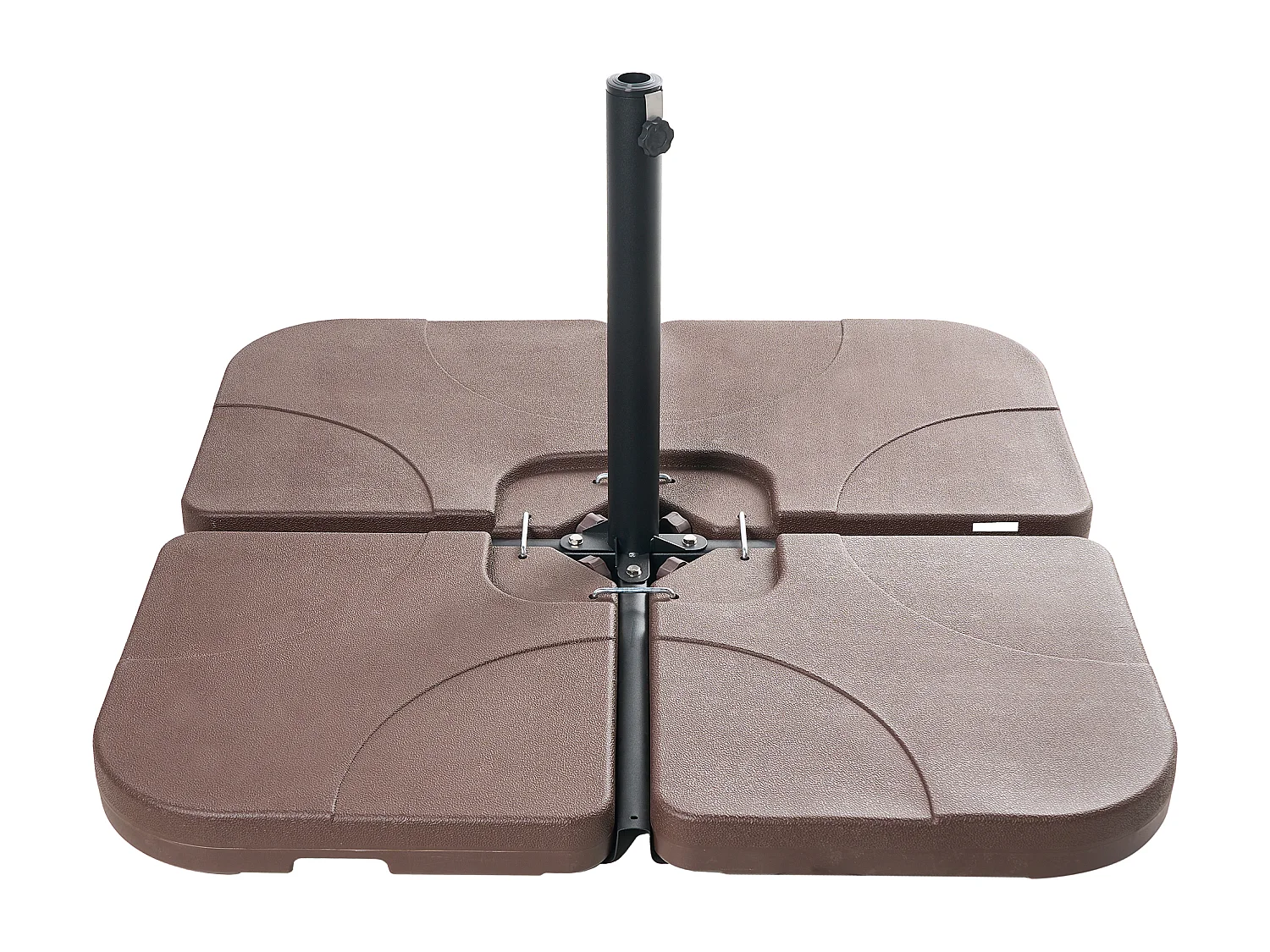 Parasolvoet CARIA Taupe Vierkant 9 kg