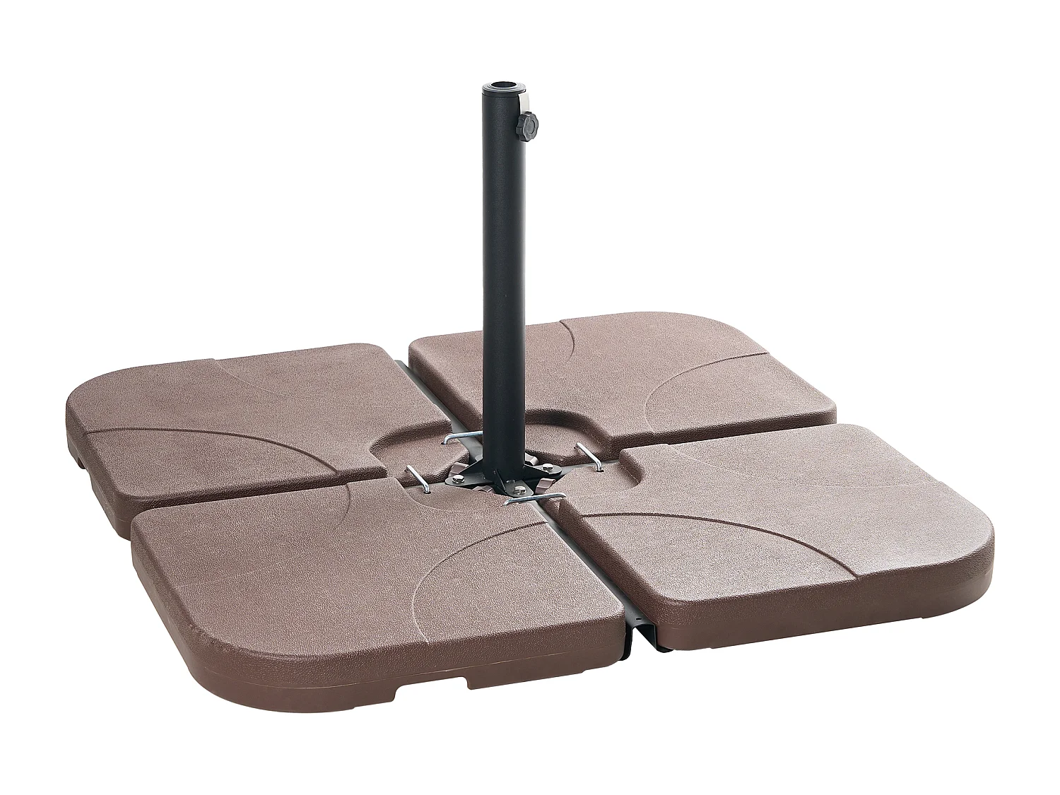 Parasolvoet CARIA Taupe Vierkant 9 kg