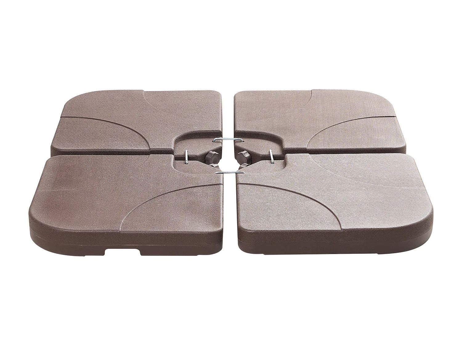 Parasolvoet CARIA Taupe Vierkant 9 kg