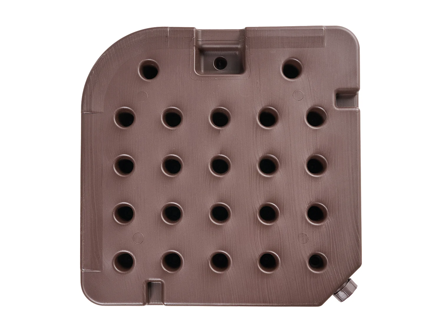 Parasolvoet CARIA Taupe Vierkant 9 kg