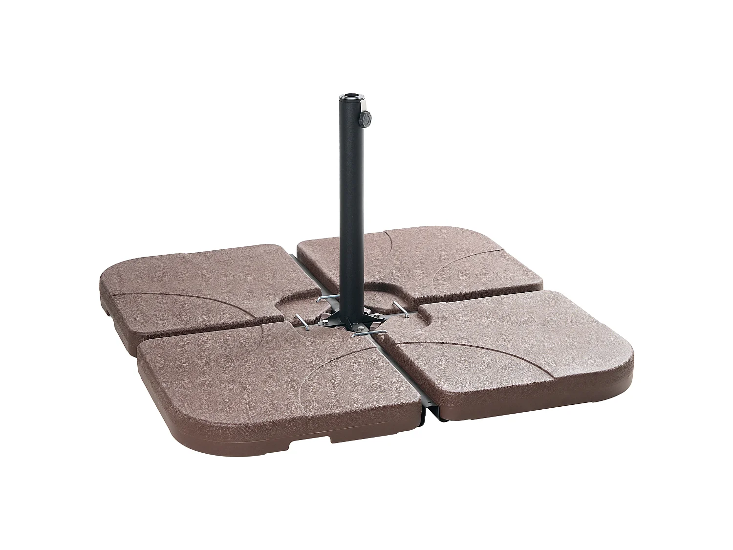 Parasol Base CARIA Taupe Square 9 kg