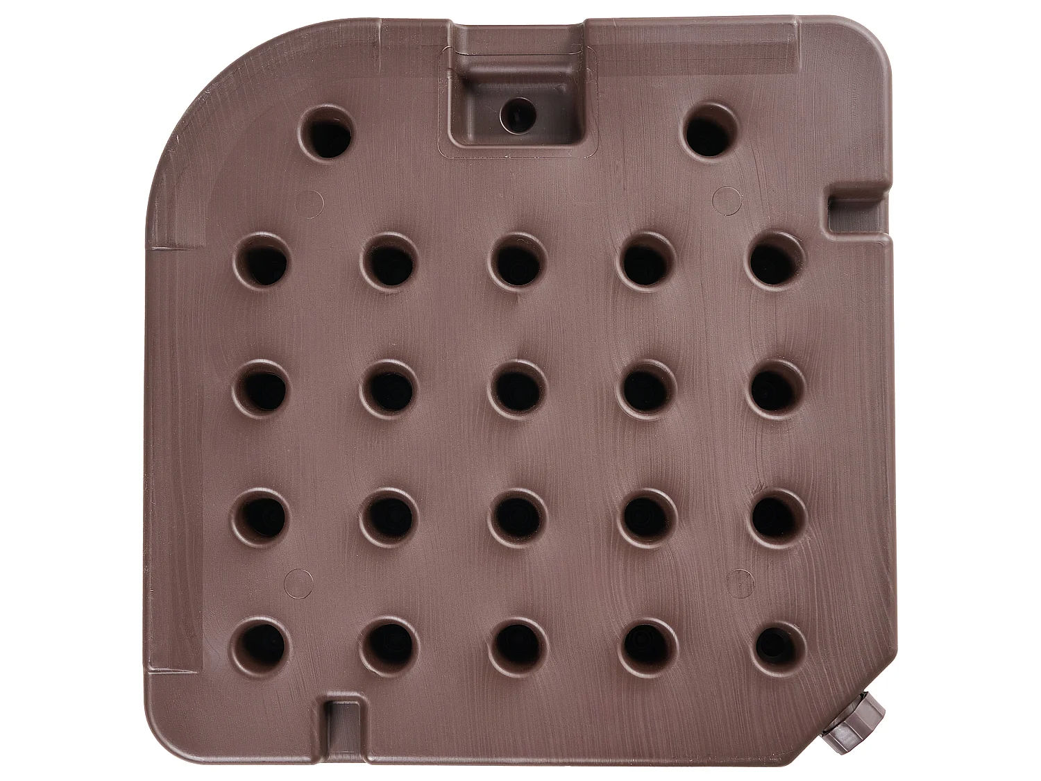 Parasol Base CARIA Taupe Square 9 kg