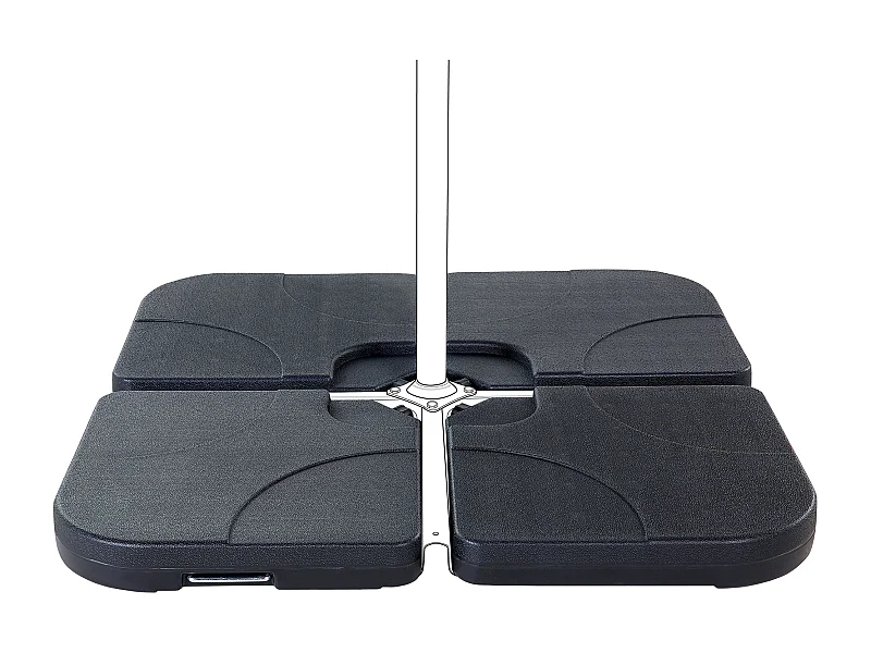 Podstawa do parasola CARIA Czarny Kwadratowy 9 kg