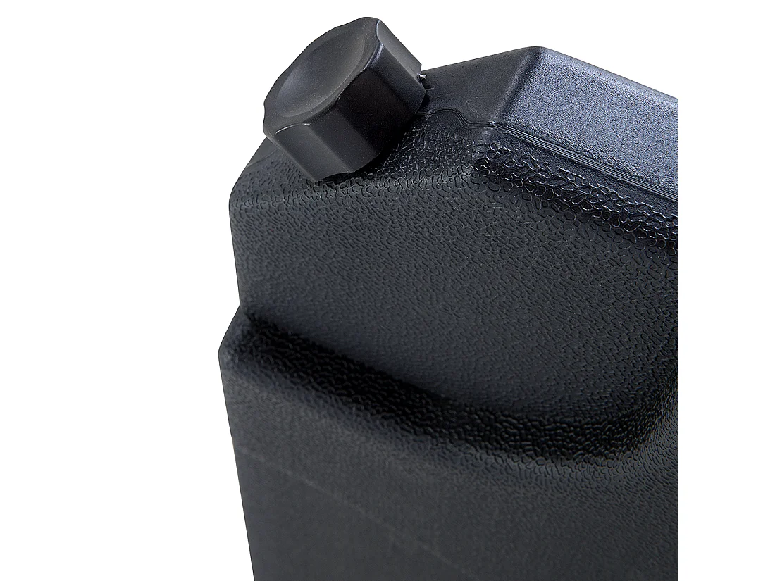 Parasolvoet CARIA Zwart Vierkant 9 kg