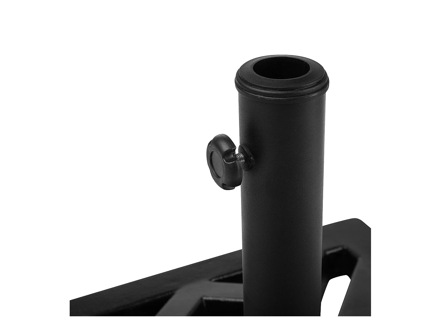 Parasolvoet CHIETI Zwart Vierkant 17 kg
