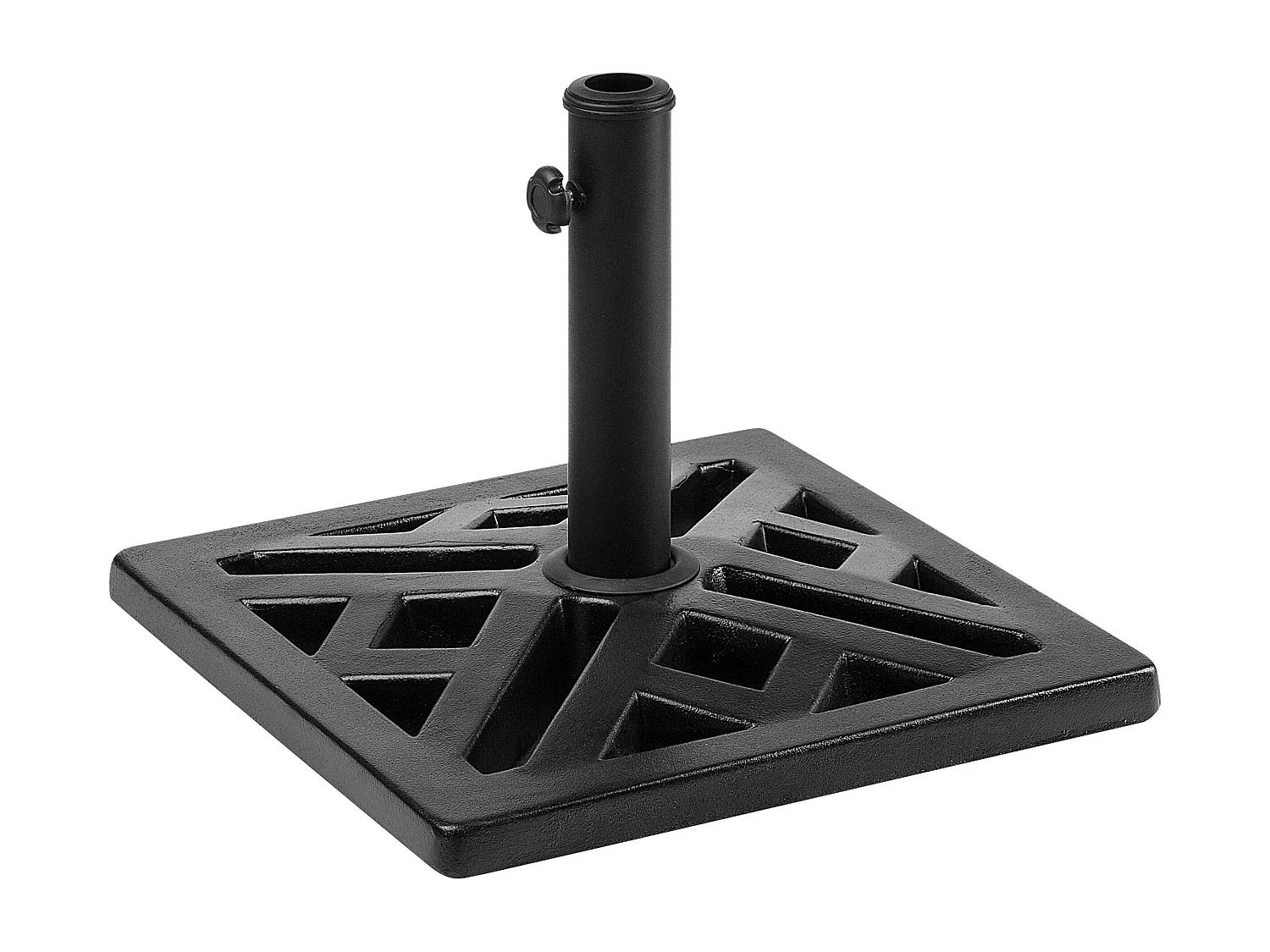 Socle de parasol CHIETI Noir Carré 17 kg