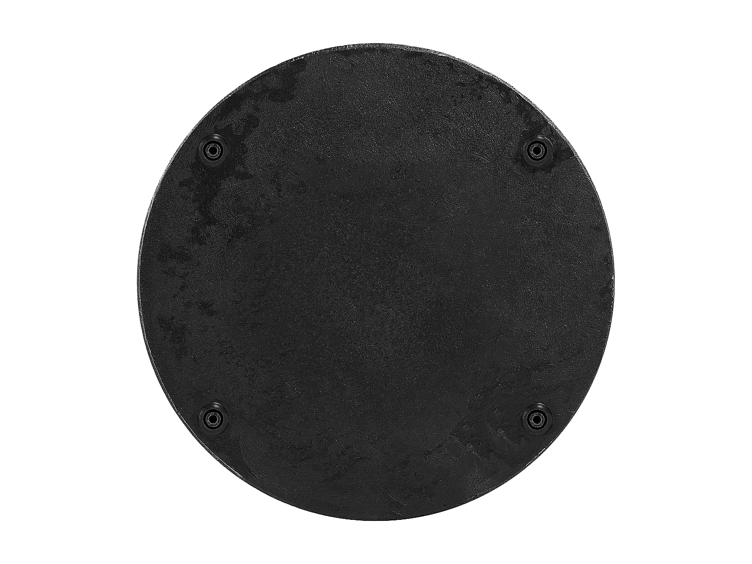 Sonnenschirmständer rund in Schwarz aus Beton und Stahl Schirmfuß ⌀ 50cm Capaci