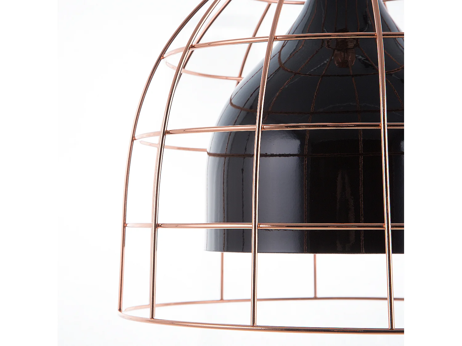 Lámpara colgante TRESA Metal Negro