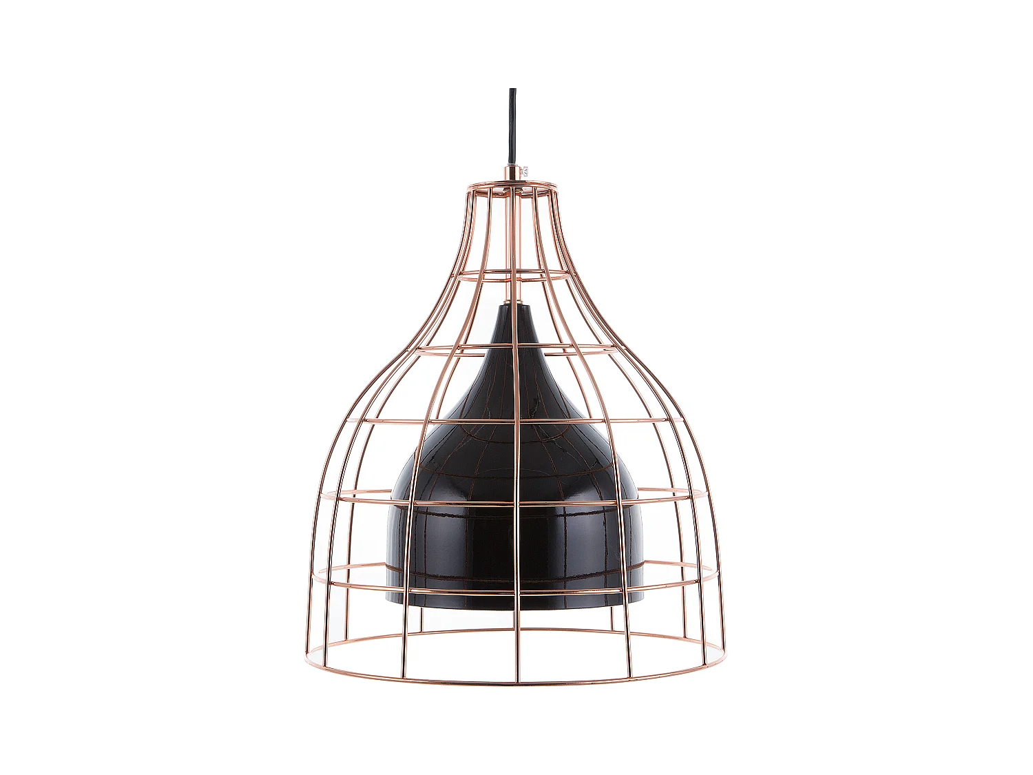 Lampe suspension TRESA Métal Noir