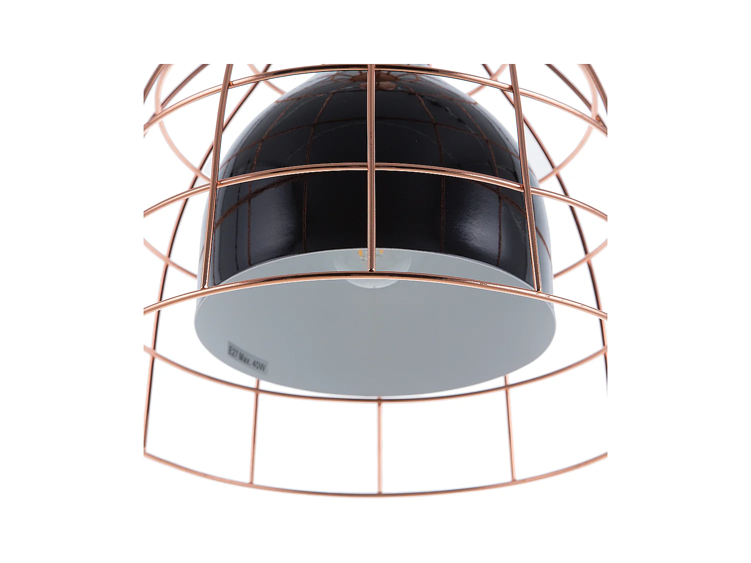 Lampe suspension TRESA Métal Noir