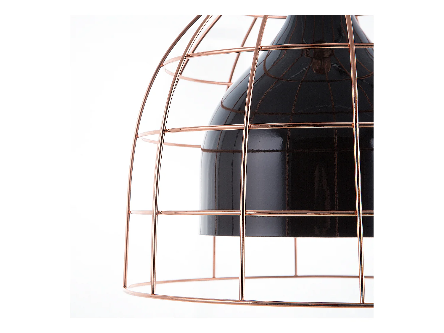 Lampe suspension TRESA Métal Noir
