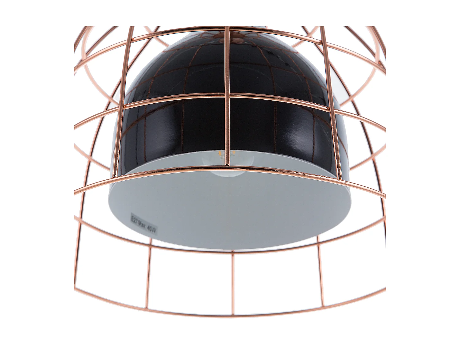 Lampe suspension TRESA Métal Noir
