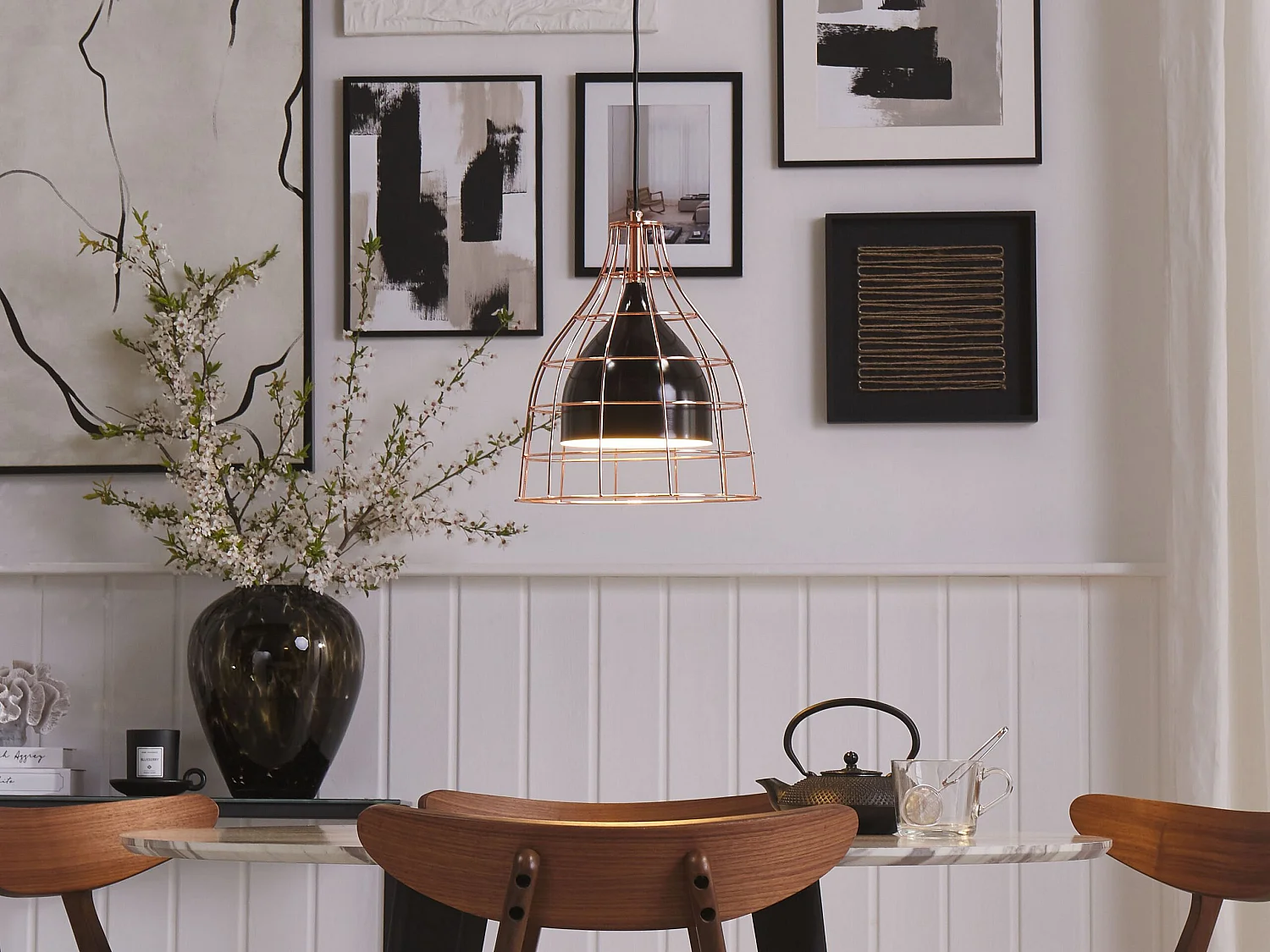 Hanglamp TRESA Metaal Zwart