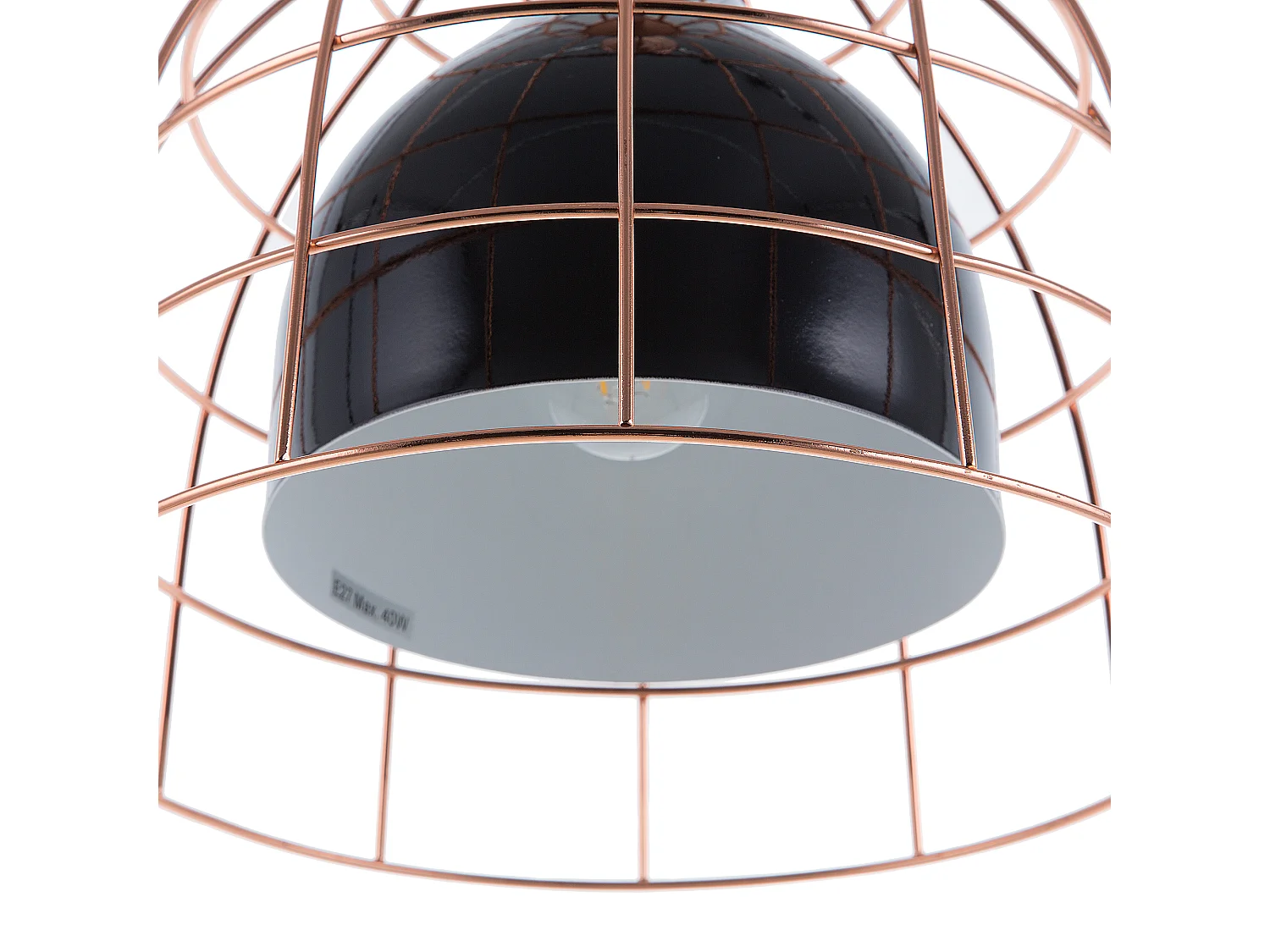 Lampe suspension TRESA Métal Noir