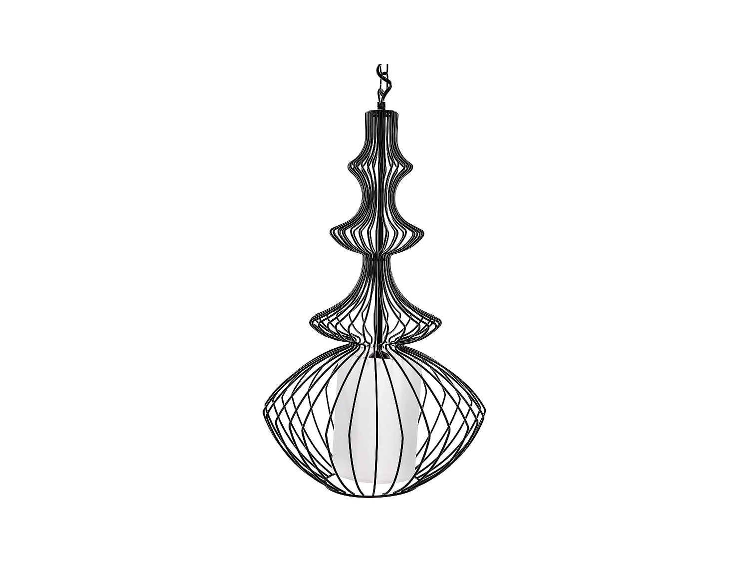 Lampe suspension KOLVA Métal Noir
