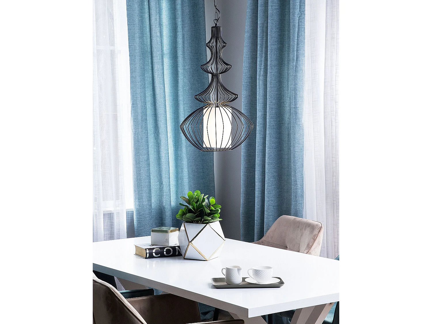 Hanglamp KOLVA Metaal Zwart