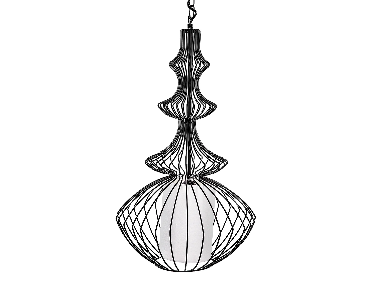 Lampe suspension KOLVA Métal Noir