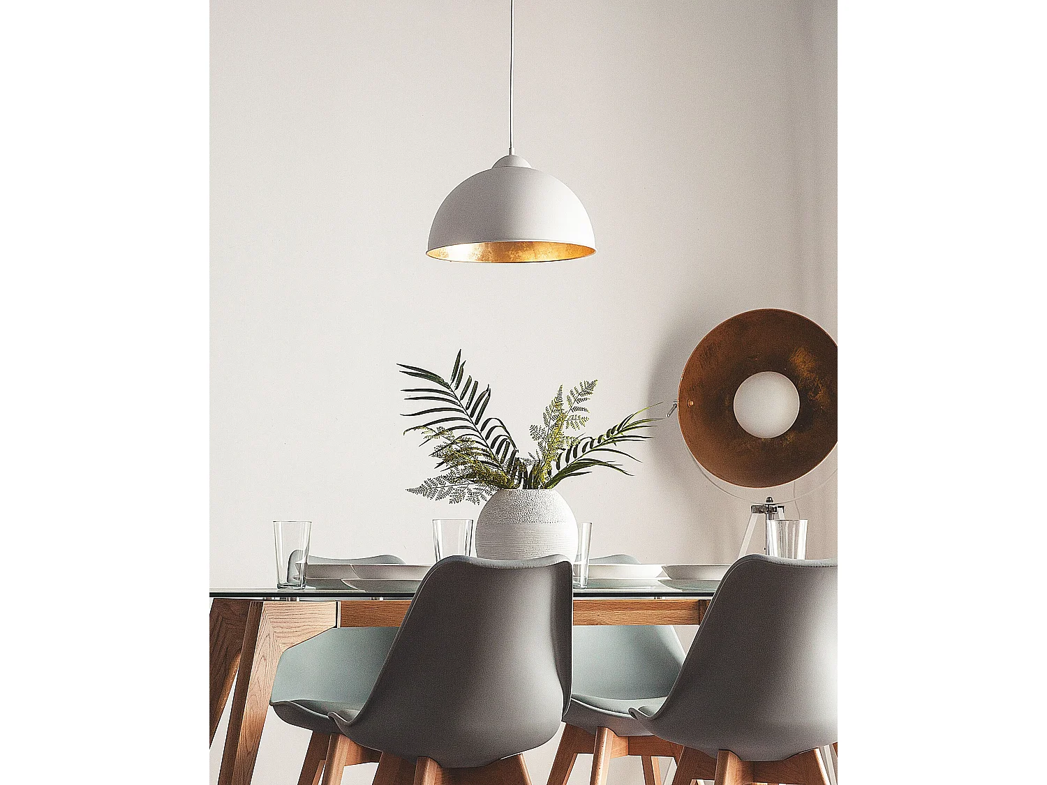 Pendant Lamp CETINA Metal White