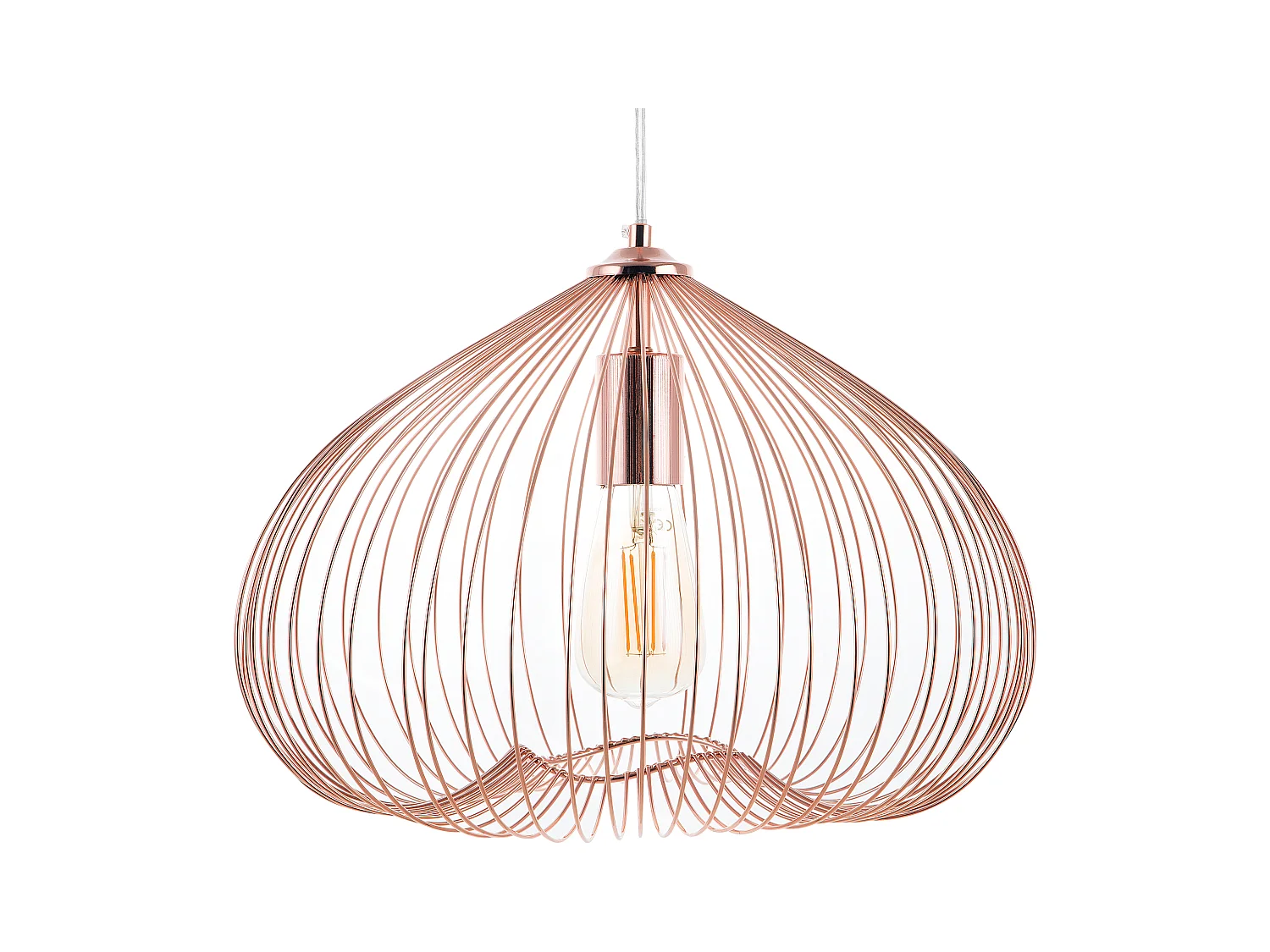 Lampe suspension TORDINO Métal Cuivré