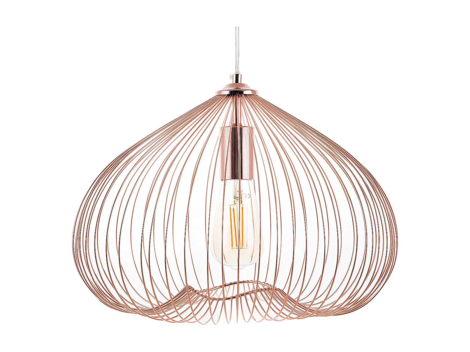 Lampe suspension TORDINO Métal Cuivré