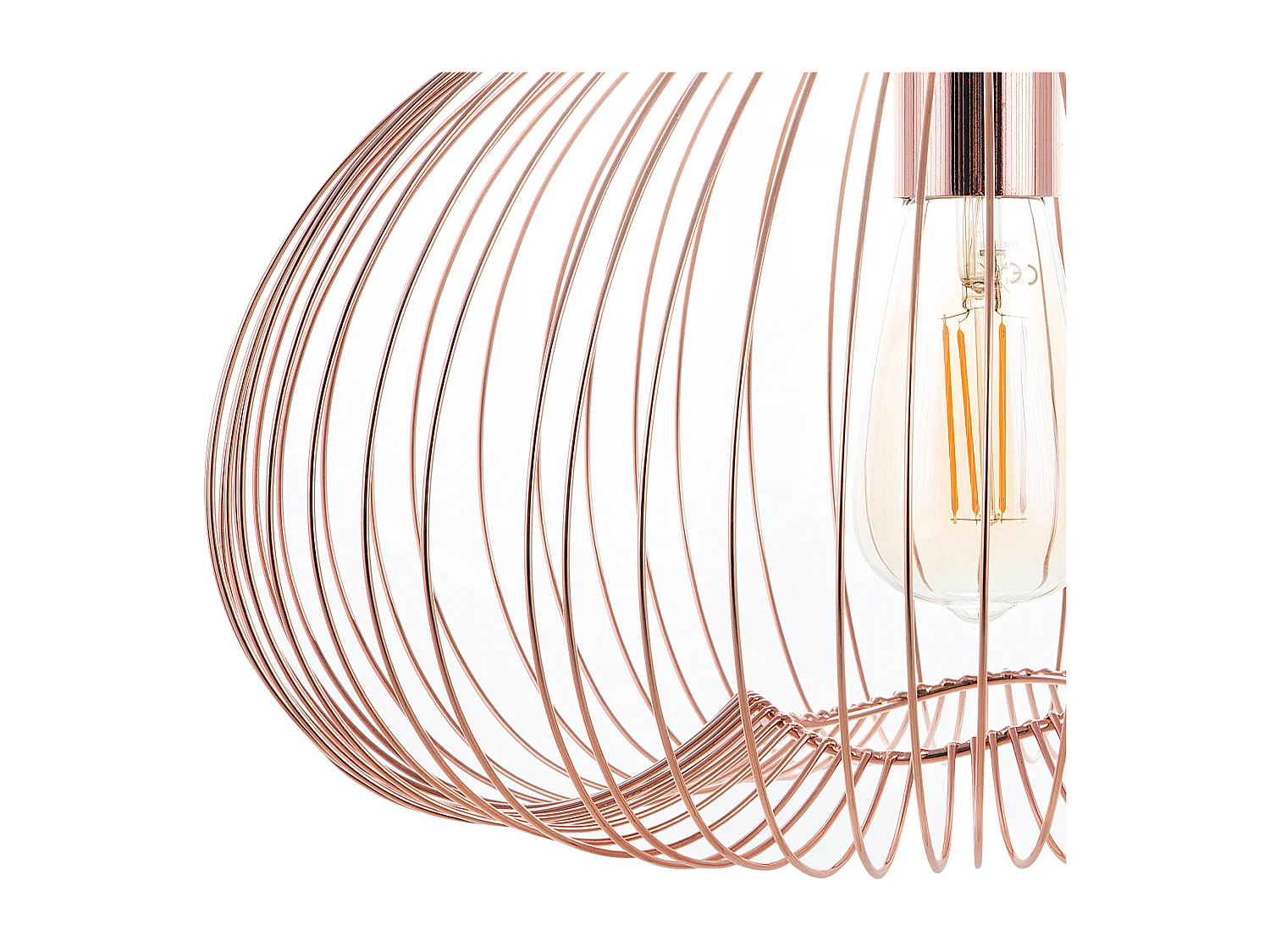 Lampe suspension TORDINO Métal Cuivré